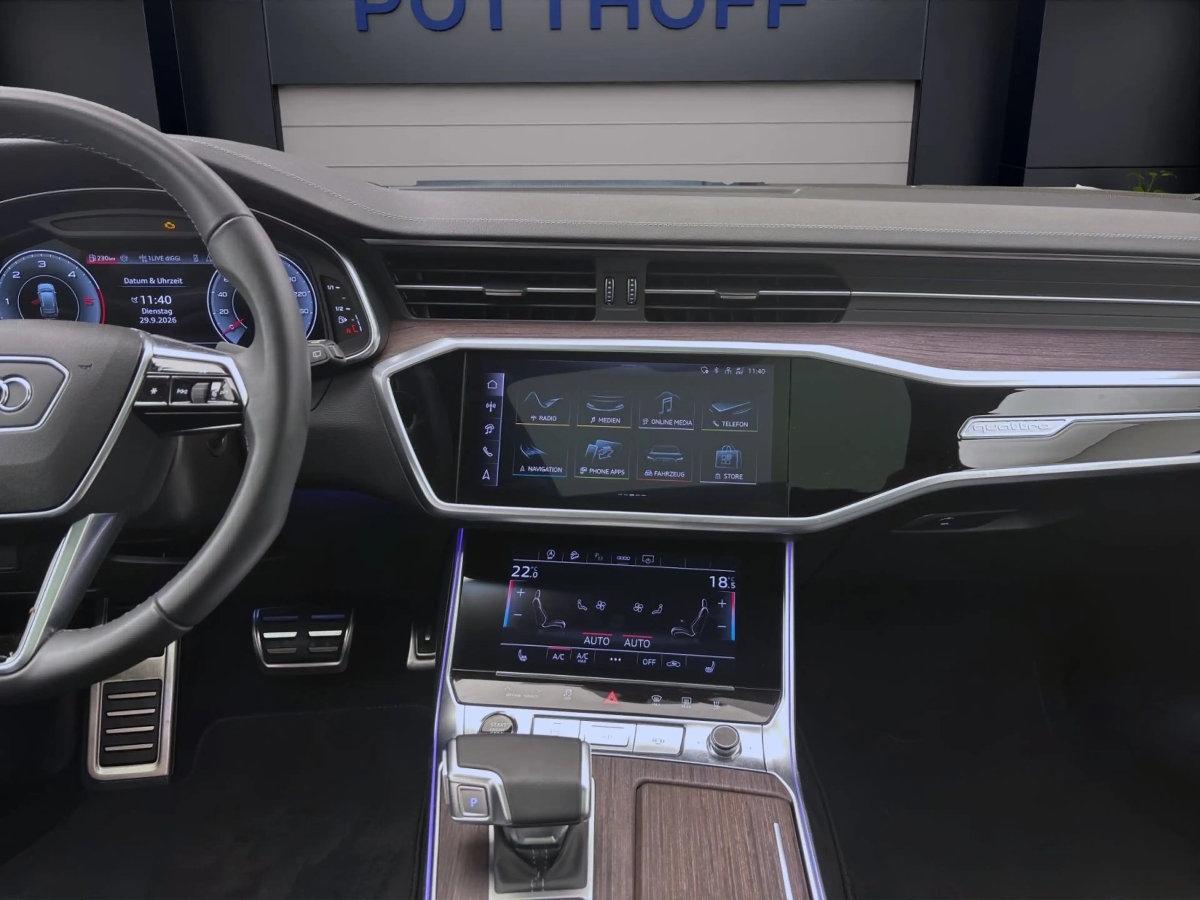 Audi A6 allroad A6 allroad 40 TDI Q PANO STDHZG MATRIX NAVI B&O — photo 15