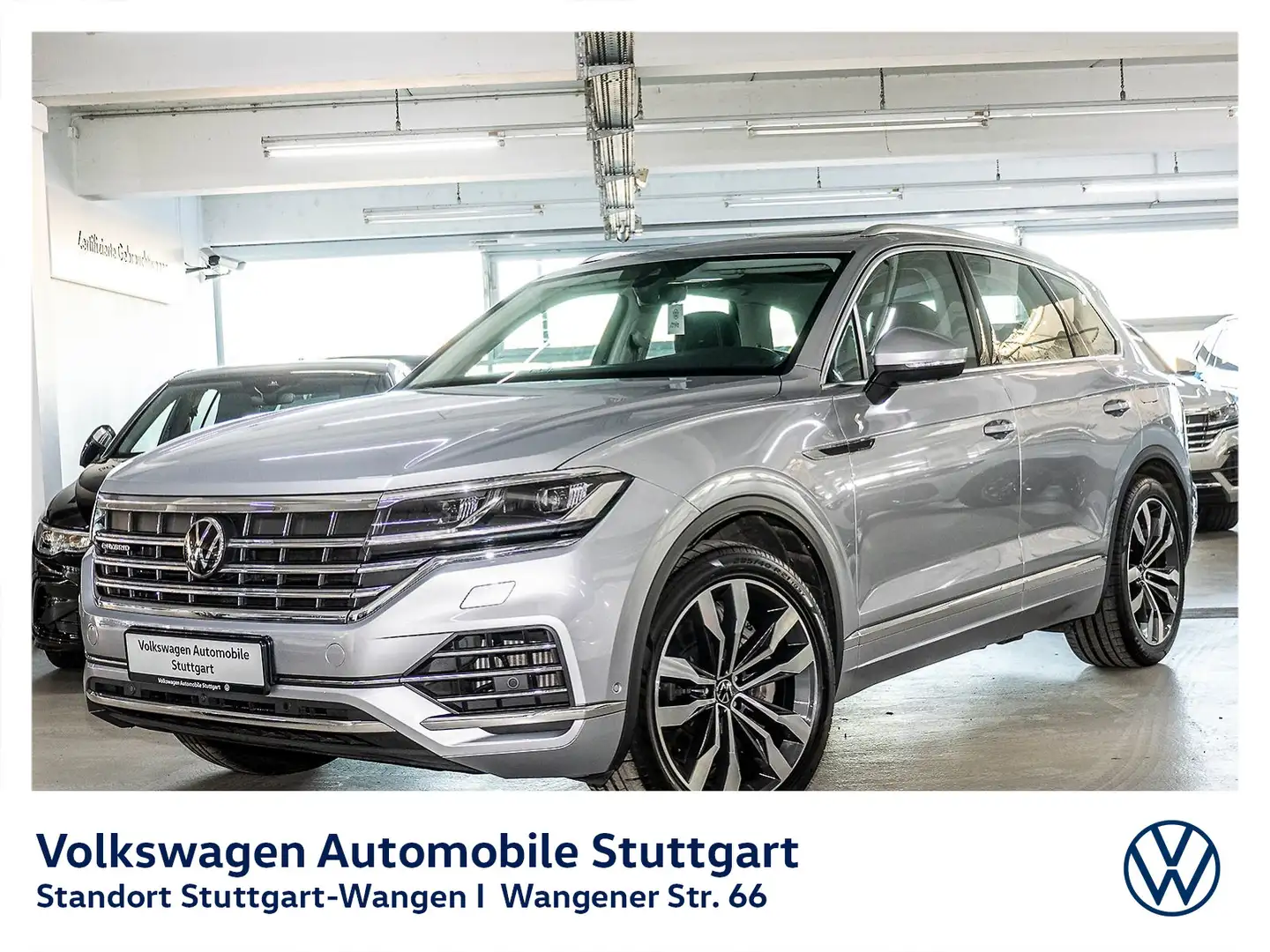 Volkswagen Touareg Elegance 3.0 TSI V6 eHybrid Navi Kamera Silber - 1