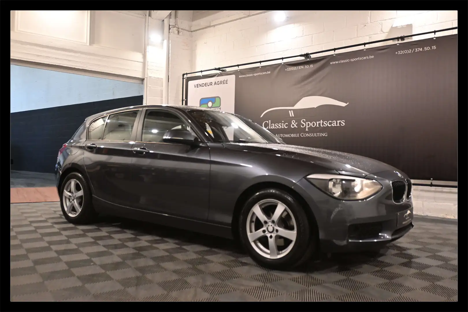 BMW 116 D HATCH / BLUETOOTH / PDC Gris - 1