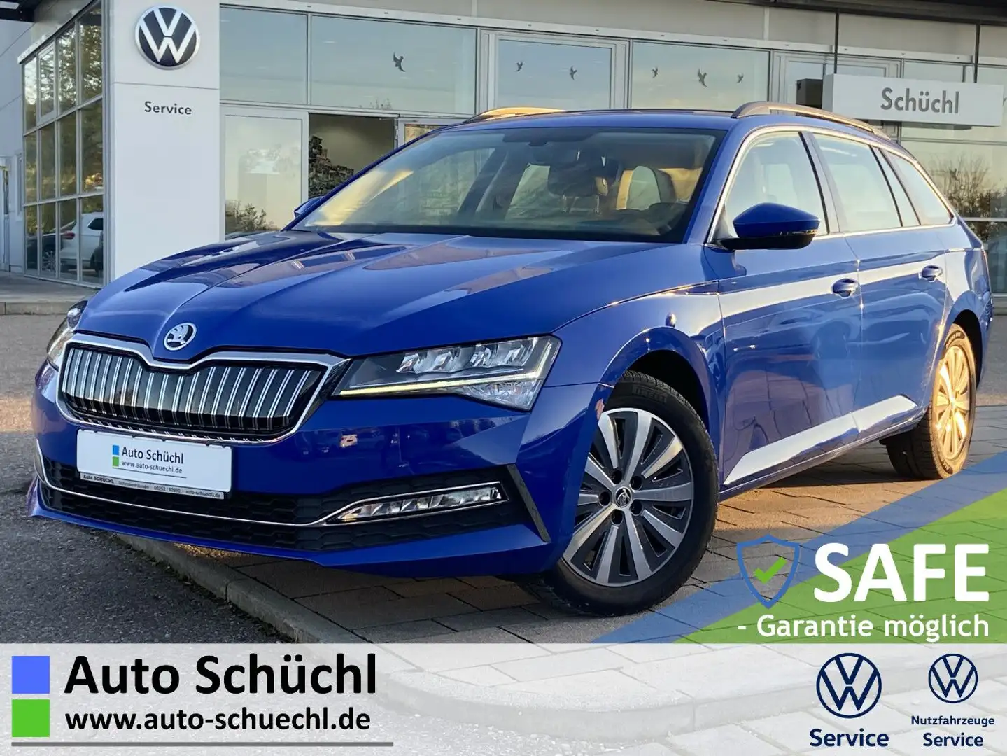 Skoda Superb iV 1.4 TSI DSG NAVI+STANDHEIZUNG+LED+SMAR Blau - 1