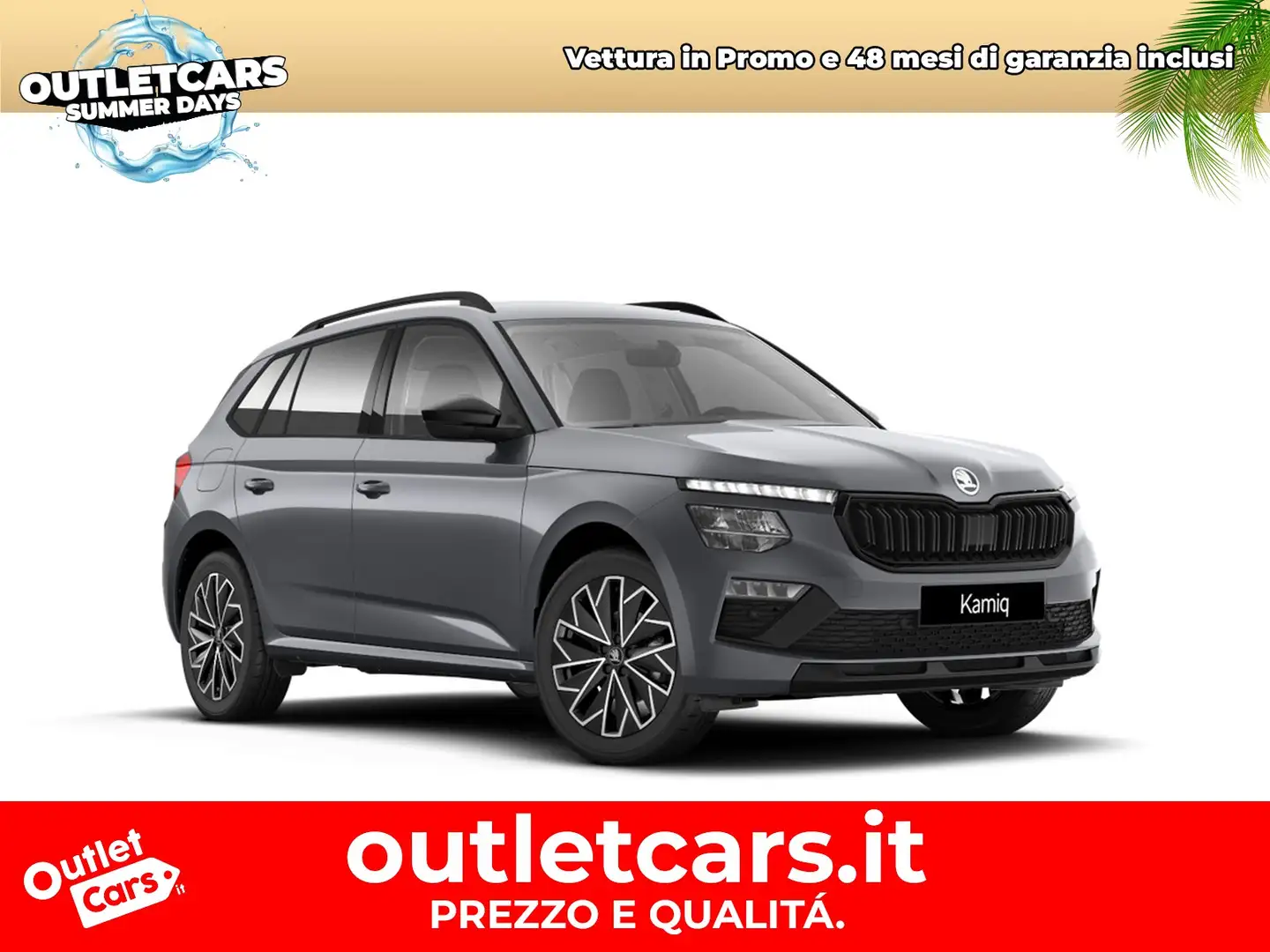 Skoda Kamiq 1.0 tsi black dots 115cv dsg Grigio - 1