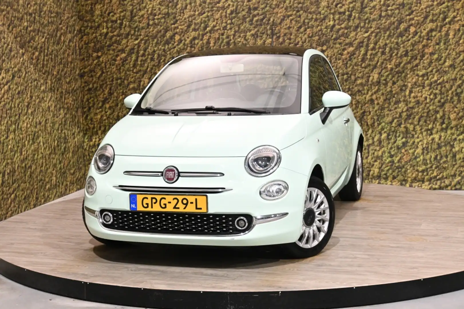 Fiat 500 1.2 Lounge | Cruise | Mintgroen Vert - 1