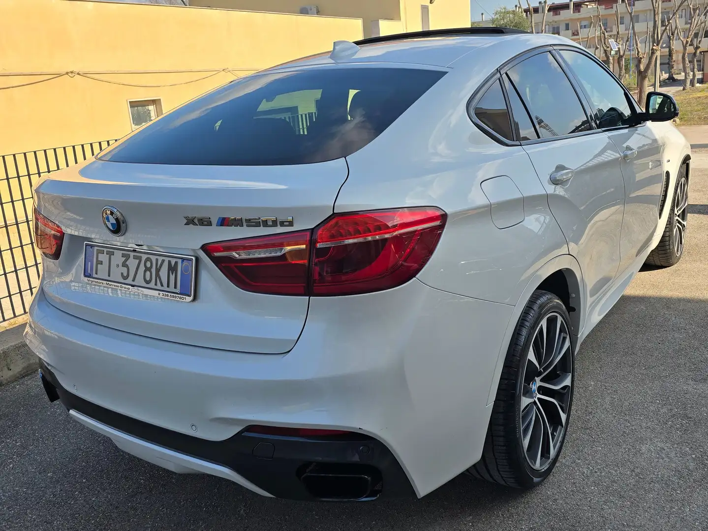 BMW X6 M X6+M50d+auto Fehér - 2