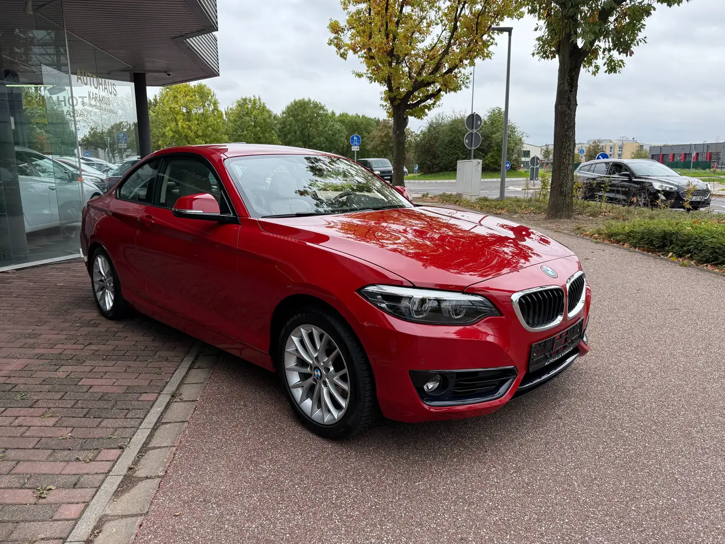 BMW 218 218 i Coupe Sport Line Leder/LED/Navi Rouge - 2