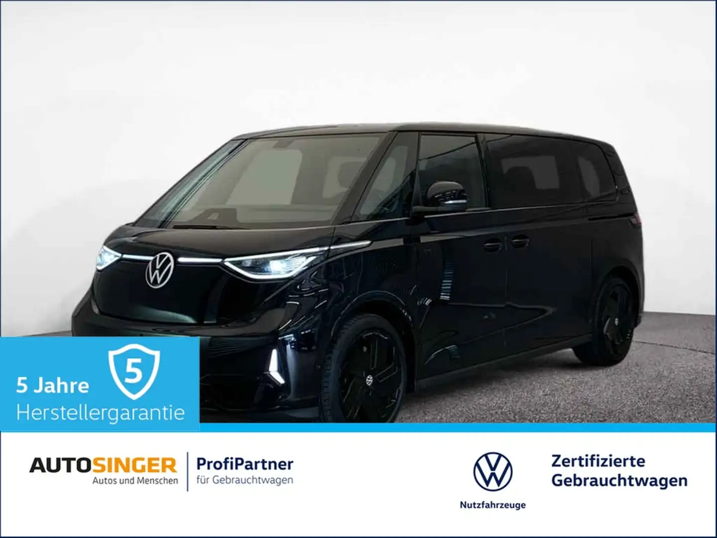 Volkswagen ID. Buzz ID.Buzz GTX Lang 4M 7S *AHK*IQ-L*ACC*NAVI*360* Чёрный - 1