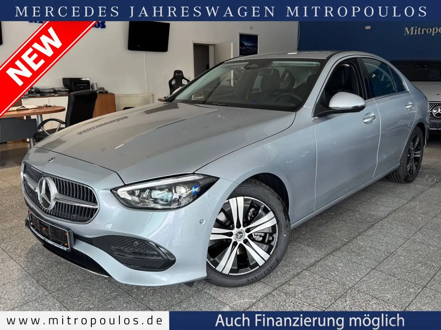 Mercedes-Benz C 180 *AVANTGARDE*360°CAM*Memory*CarPlay* Argent - 1