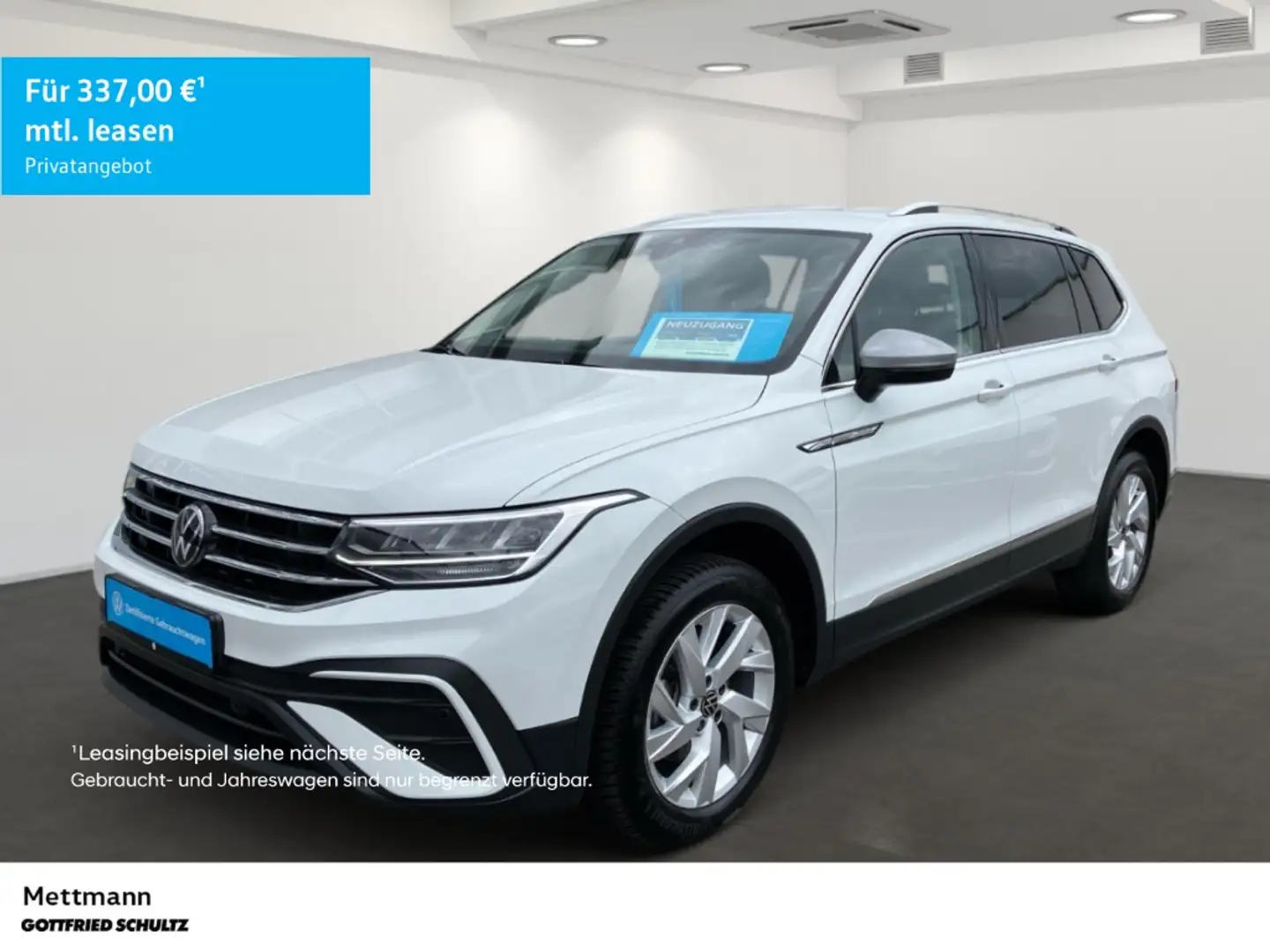 Volkswagen Tiguan Allspace 1.5 TSI Life 7-Sitzer AHK NAVI LED Weiß - 1
