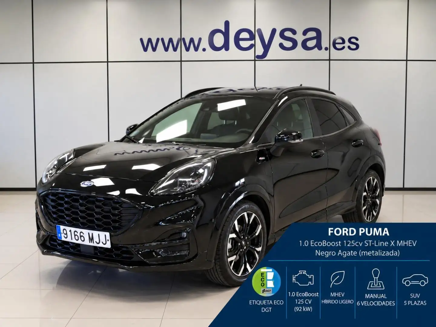 Ford Puma 1.0 EcoBoost MHEV ST-Line X 125 Negro - 1