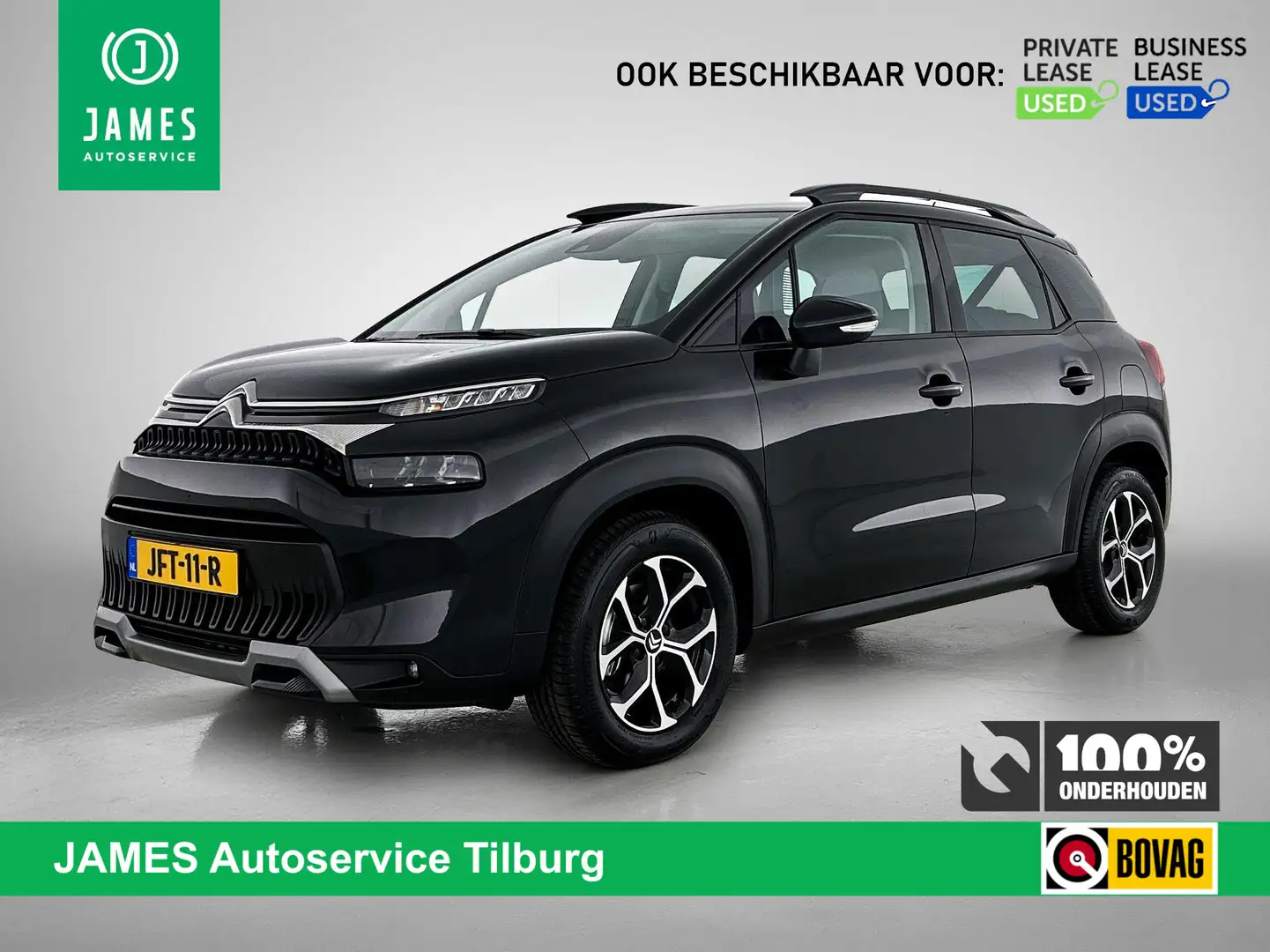 Citroen C3 Aircross 1.2 PureTech Plus CARPLAY | STOF-LEDER | NAVI | CR Noir - 1