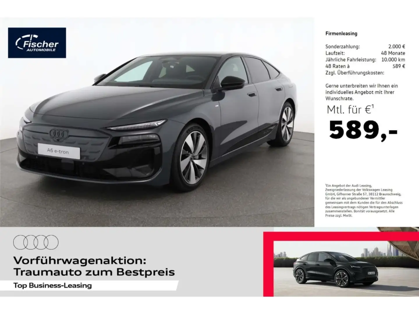 Audi A6 Sportback Elektro Performance LP: 94.960,- /Pano/I Grau - 1
