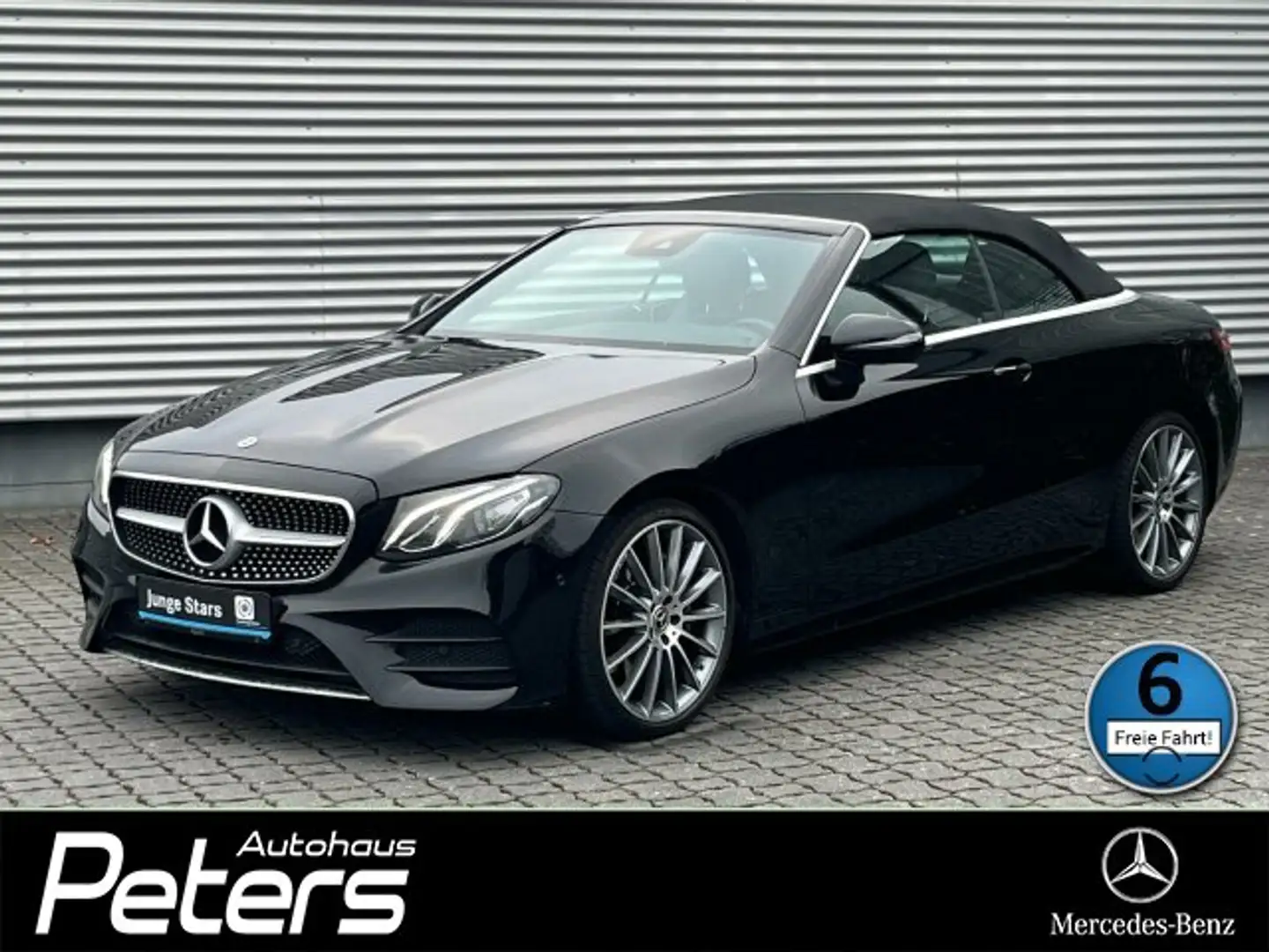Mercedes-Benz E 200 E 200 Cabrio AMG 20 Zoll LED/Wide/RFK/Comand Navi Schwarz - 1