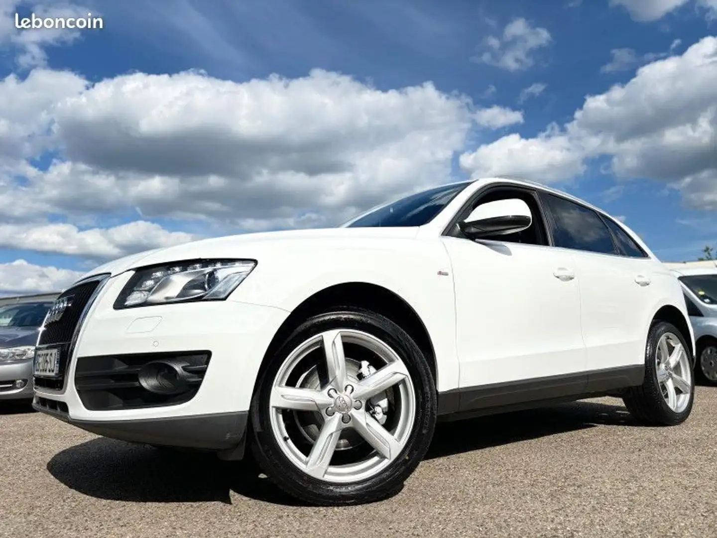 Audi Q5 3.0 V6 TDI 240CH FAP S LINE QUATTRO TRONIC 7 Blanc - 1