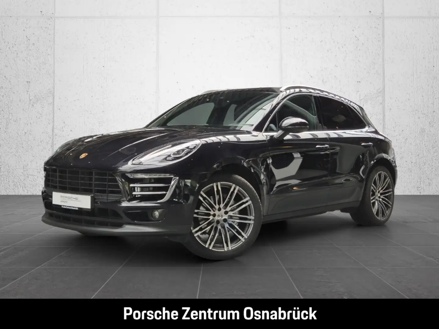 Porsche Macan S Pano AHK BOSE Rückfahrkamera Sportaga Luft DAB 1 Schwarz - 1