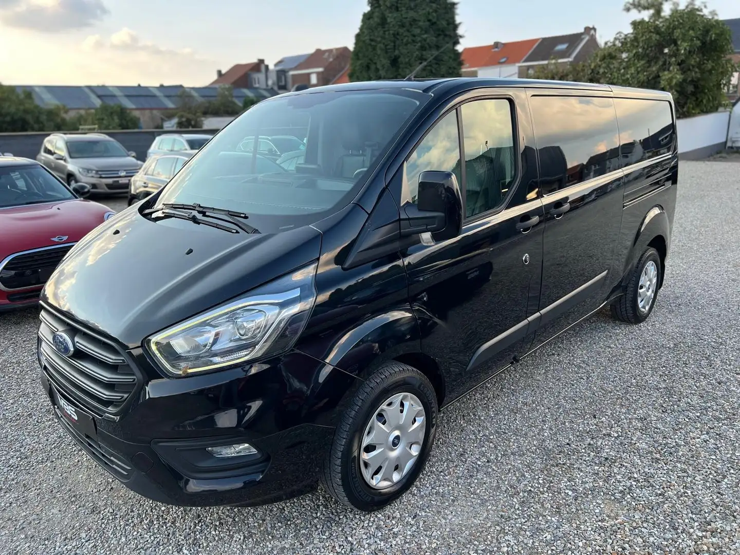 Ford Transit Custom * BOITE AUTO * GPS * CARPLAY * CLIM * CABINE * Schwarz - 1