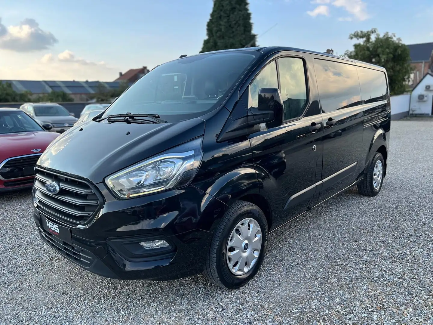 Ford Transit Custom * BOITE AUTO * GPS * CARPLAY * CLIM * CABINE * Schwarz - 2