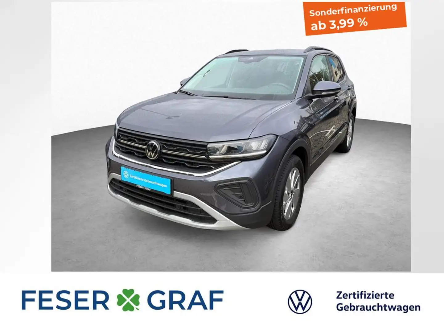 Volkswagen T-Cross Life 1.0 TSI 5-Gang KAMERA LED SITZHEIZ Gris - 1