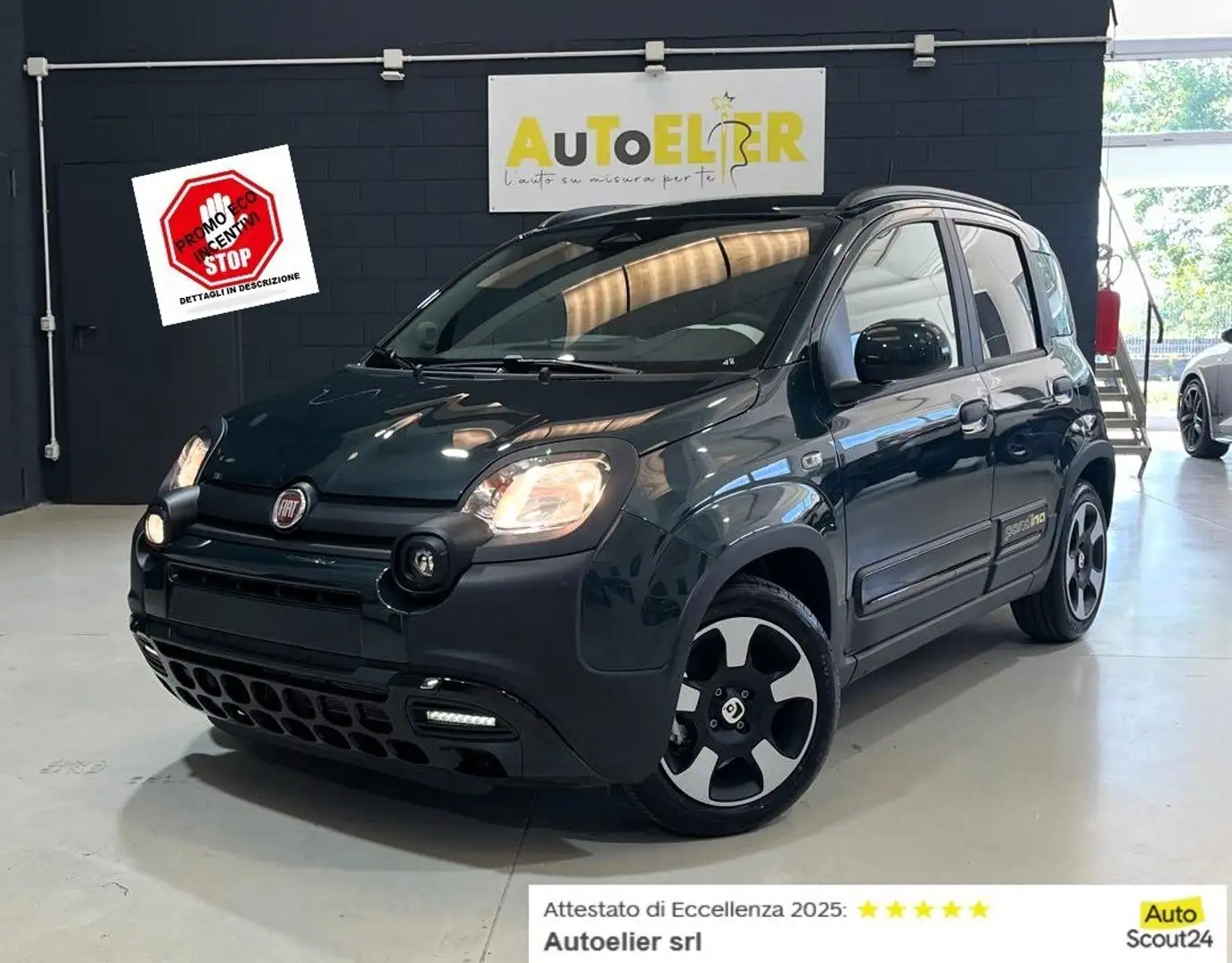Fiat Panda Pandina III 2024 Pandina 1.0 firefly hybrid s Verde - 1