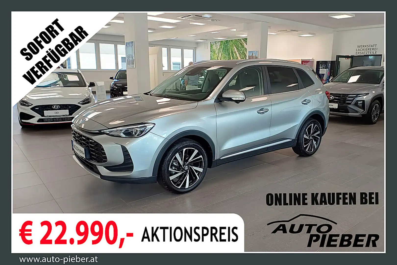 MG ZS 1.5 Hybrid+ Luxury *LED* *LEDER* Silber - 1