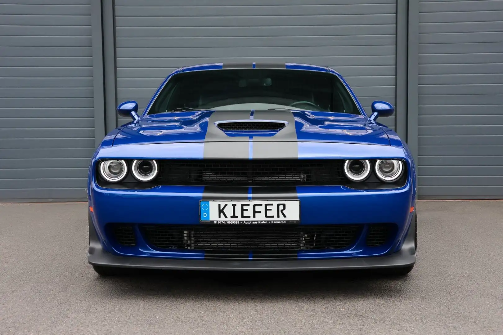 Dodge Challenger 6.4 SRT Widebody/ALPINE/Brembo/SHZ/20 Bleu - 2