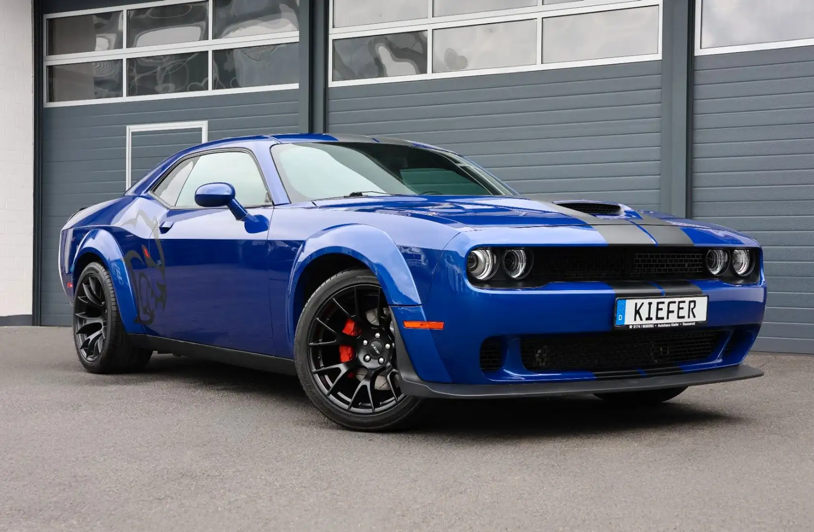 Dodge Challenger 6.4 SRT Widebody/ALPINE/Brembo/SHZ/20 Bleu - 1