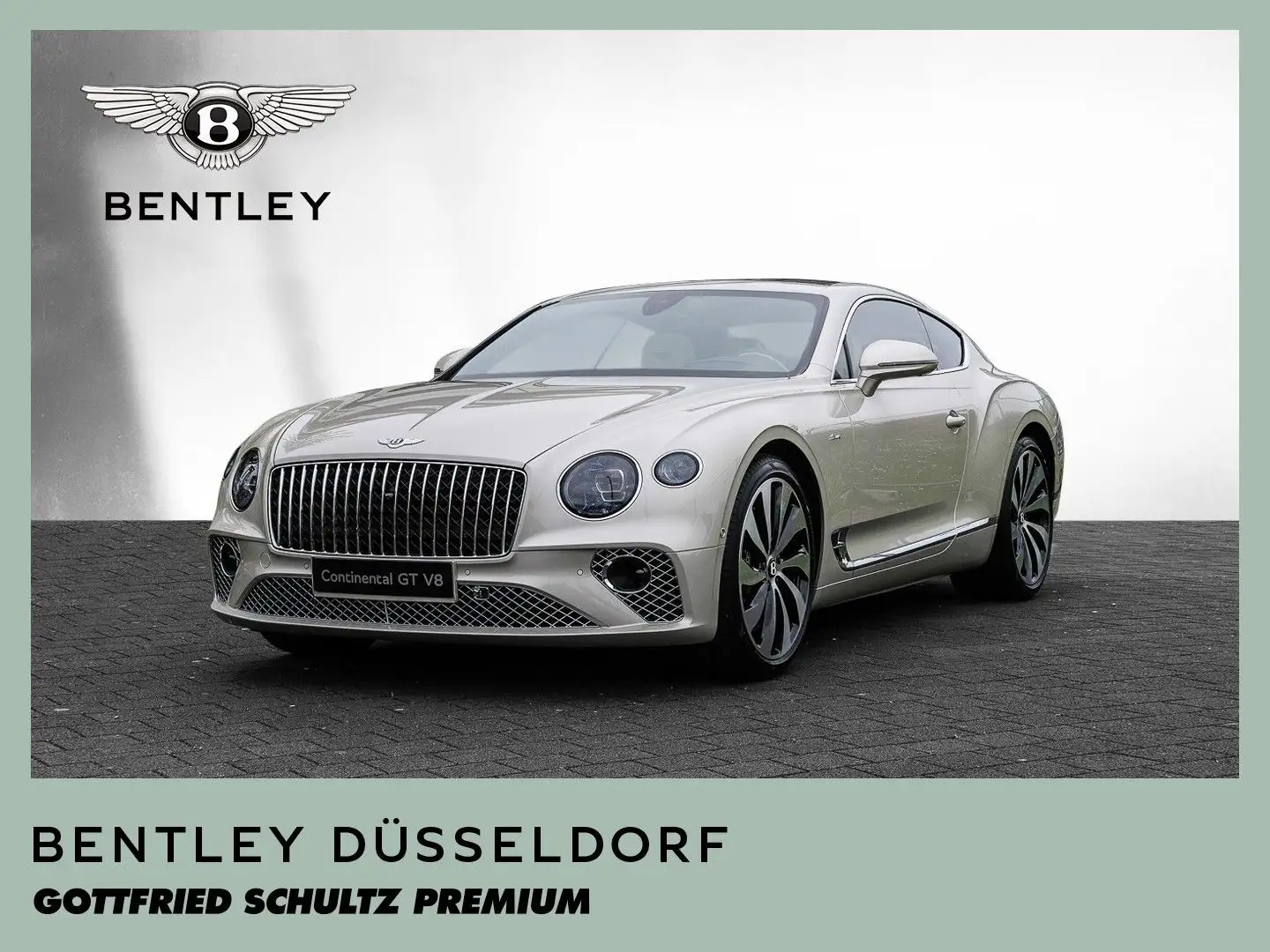 Bentley Continental GT V8 Azure // BENTLEY DÜSSELDORF Blanc - 1