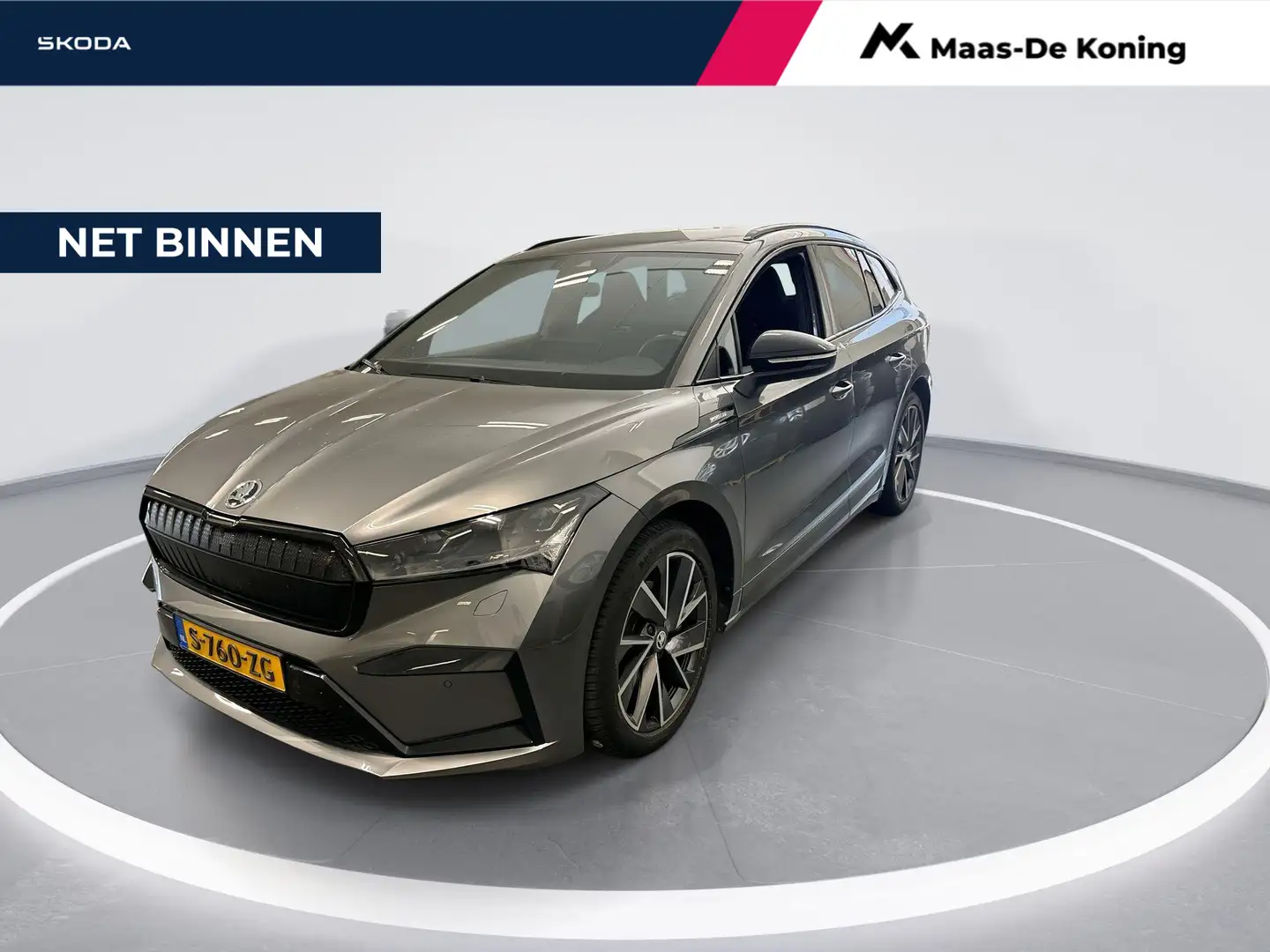 Skoda Enyaq iV 60 180pk Sportline · Camera · Apple/Android Car Grijs - 1