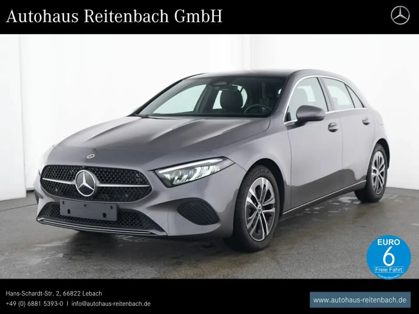 Mercedes-Benz A 200 A200 PROGRESSIVE+PANO+LED KAMERA+LENK&SITZHZ+PTC Grau - 1