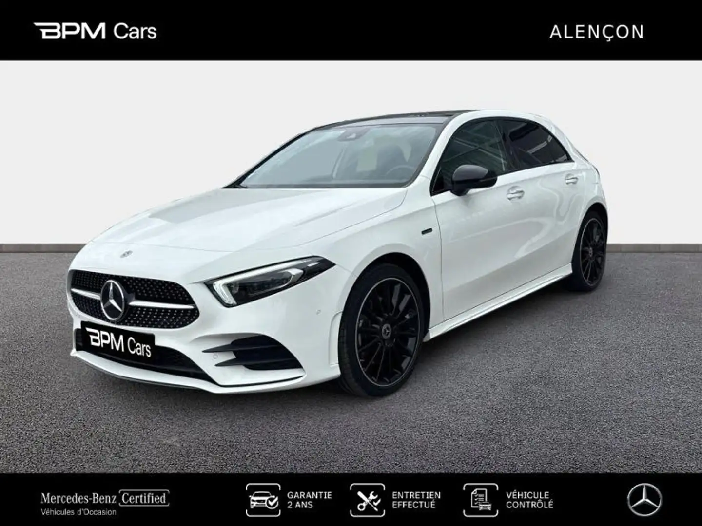 Mercedes-Benz A 250 250 e 160+102ch AMG Line 8G-DCT 8cv Blanc - 1