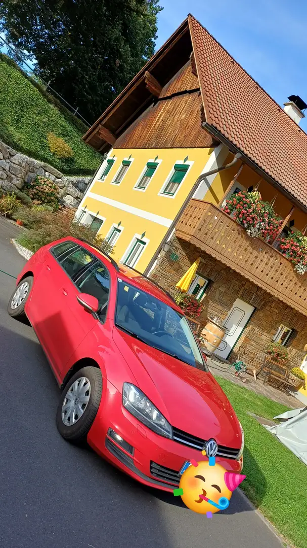 Volkswagen Golf Variant Golf Variant Comfortline BMT 1,6 TDI DSG Comfortli Rot - 2