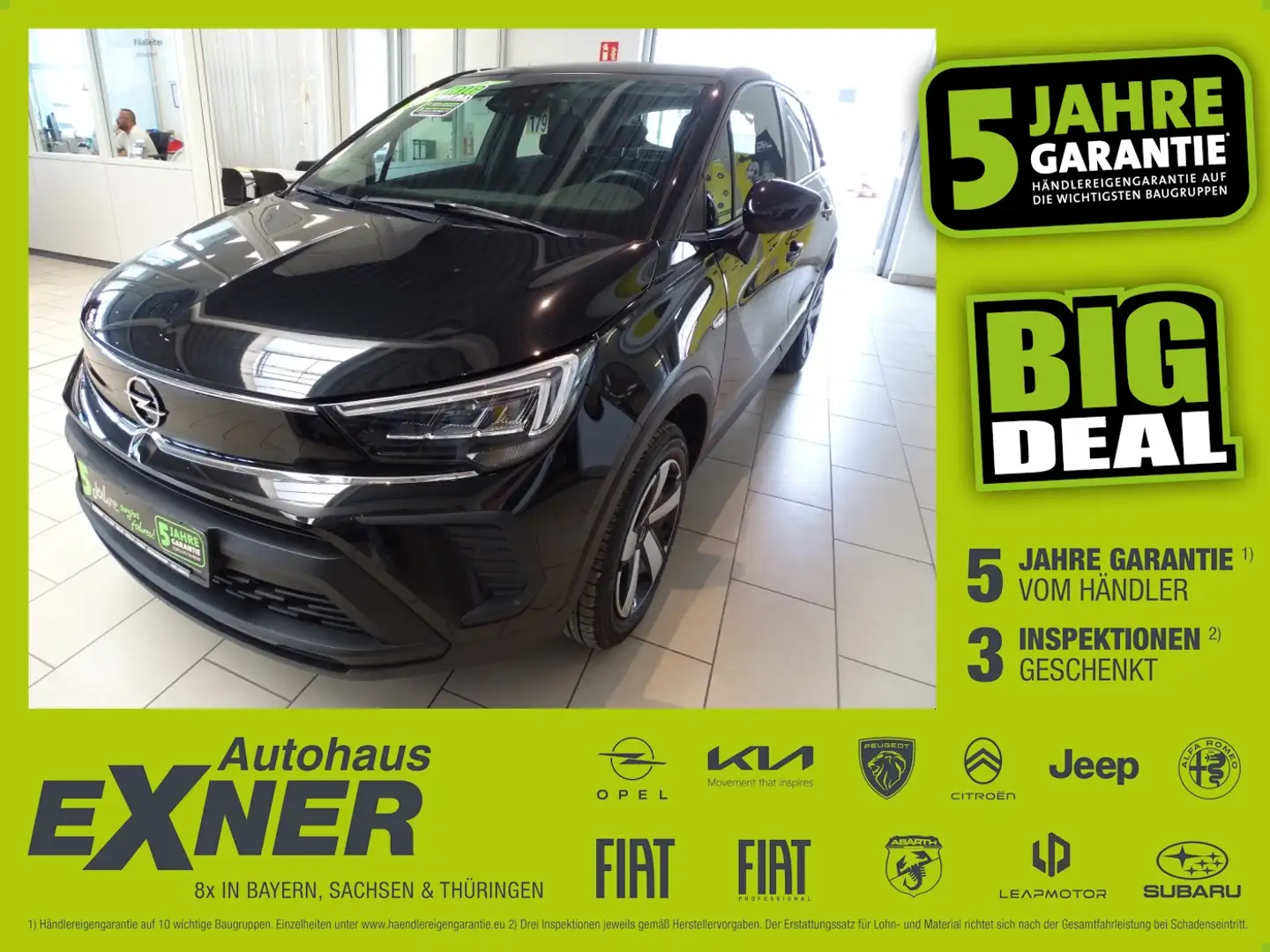 Opel Crossland 1.2 Turbo EDITON DAB*LED*Tempom.*Klima Schwarz - 1