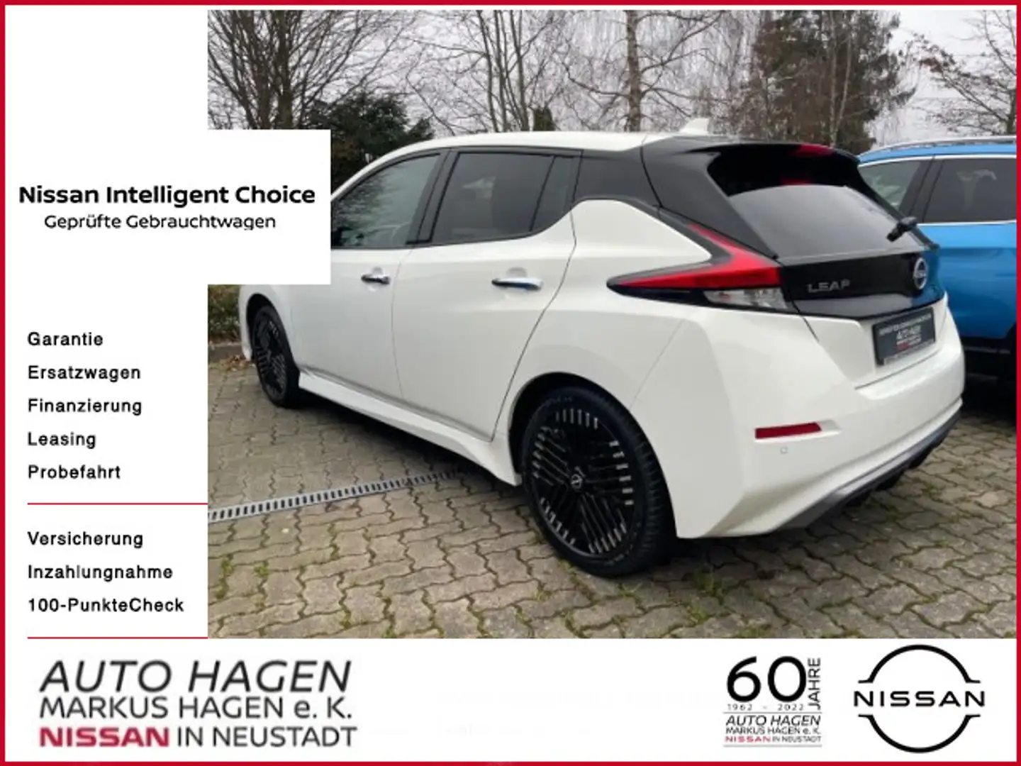 Nissan Leaf N-Connecta 100% Elektrisch 39 kWh 17" GJR N Weiß - 1