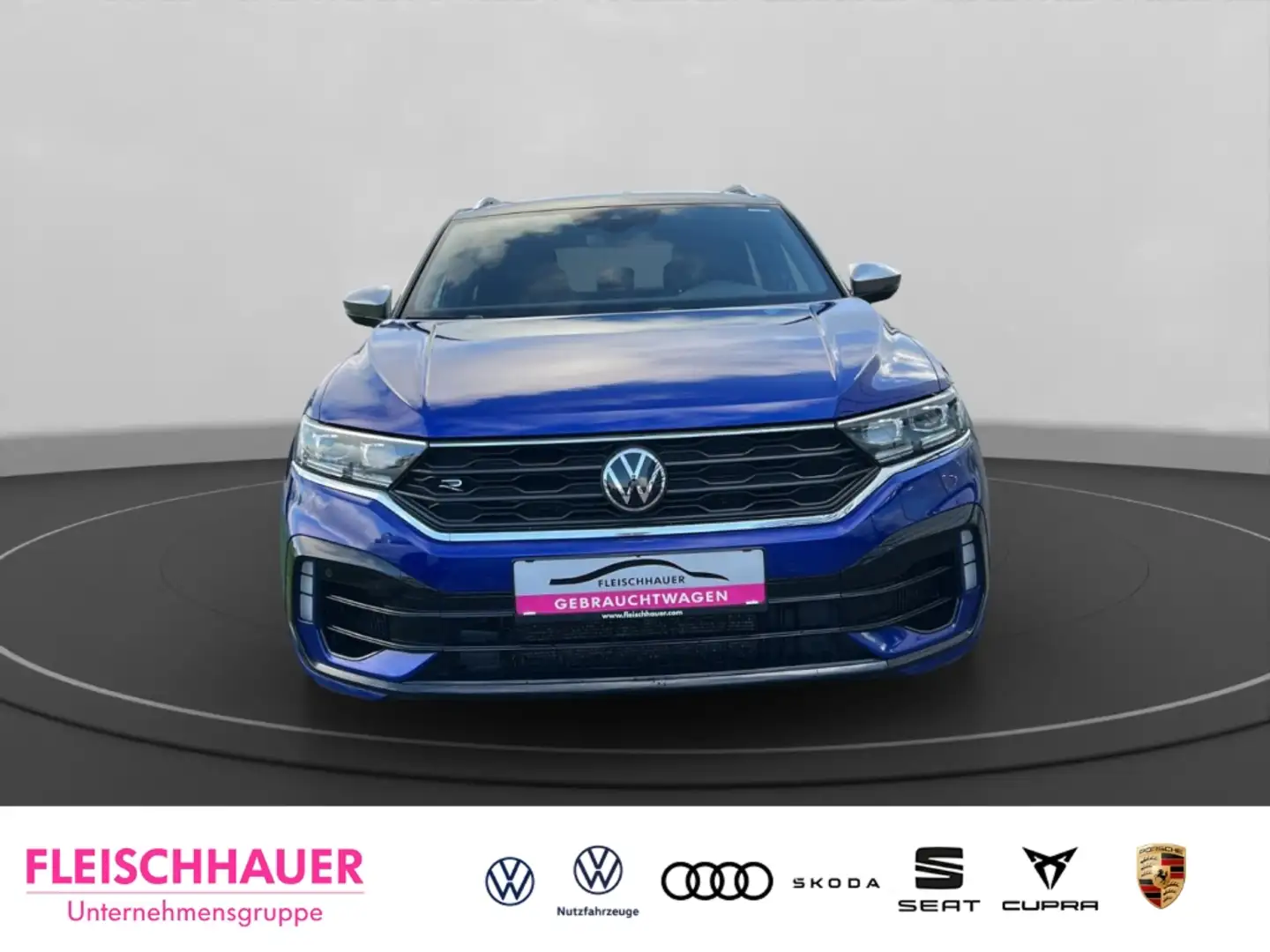 Volkswagen T-Roc 4Motion 2.0 DSG+AHK+KLIMAAUT+SHZ+NAVI+LED Blau - 2