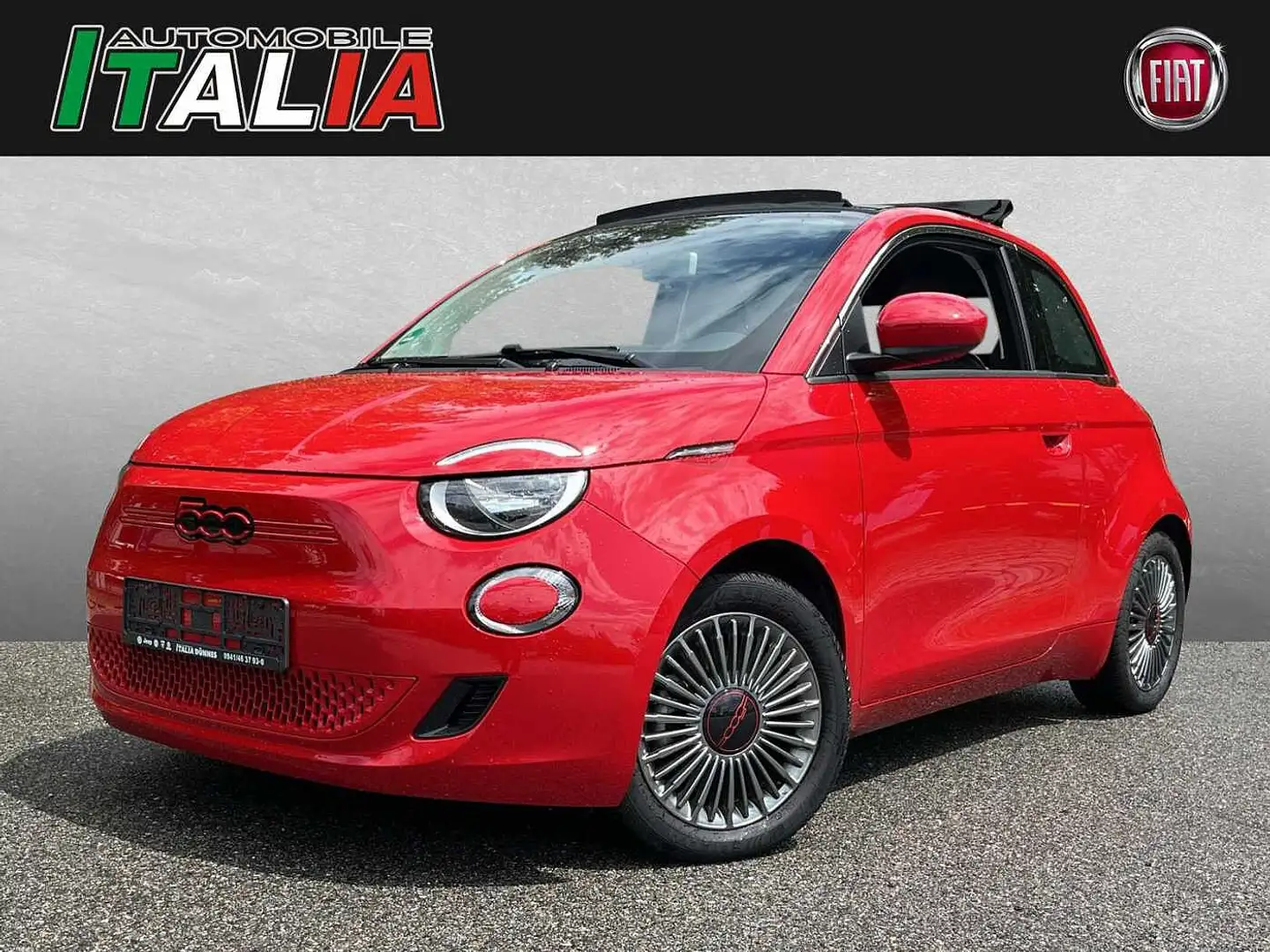 Fiat 500 e Cabrio *RED* SHZ*16 Zoll* 42kWh Rot - 1