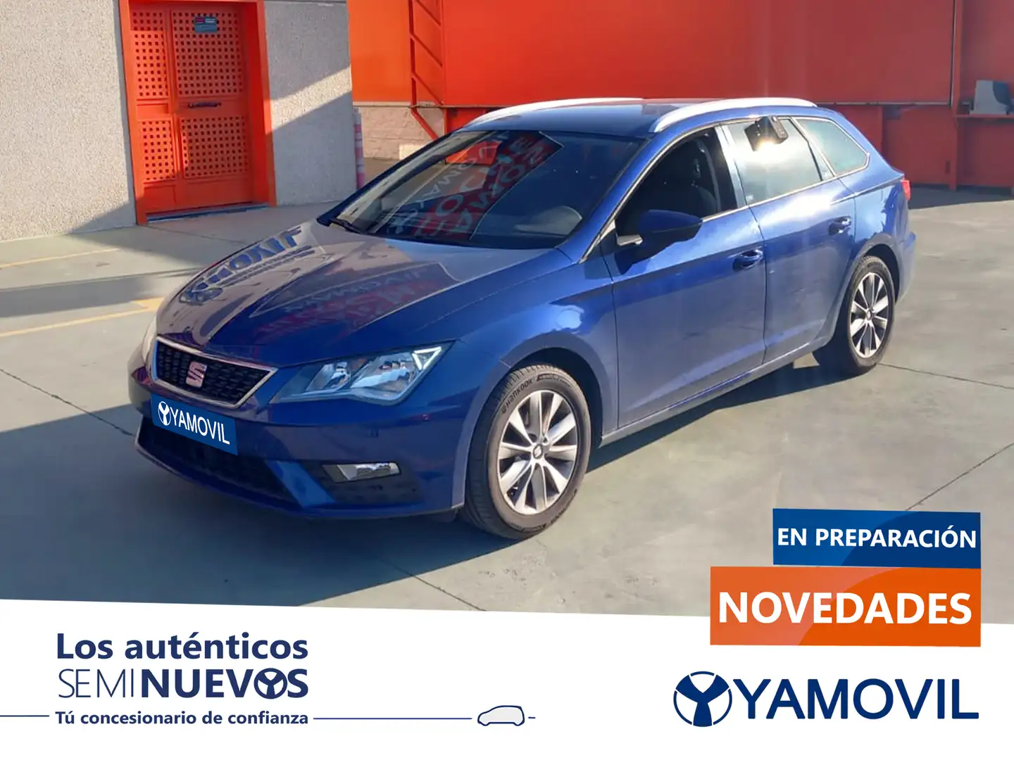 SEAT Leon ST 1.5 TGI GNC S&S Style 130 Blauw - 1