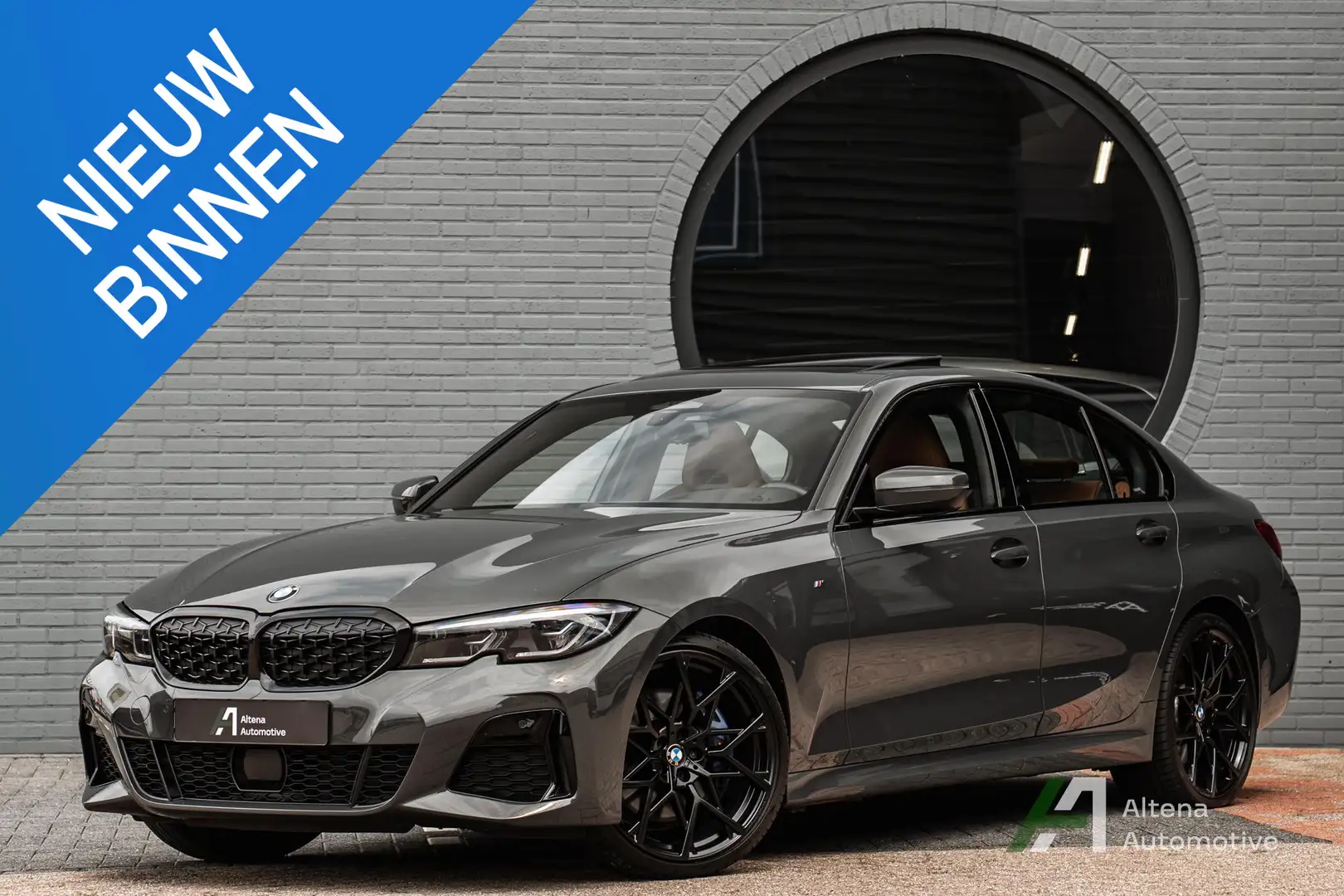 BMW 340 3-serie M340i xDrive High Executive 20 inch, schui Grijs - 1