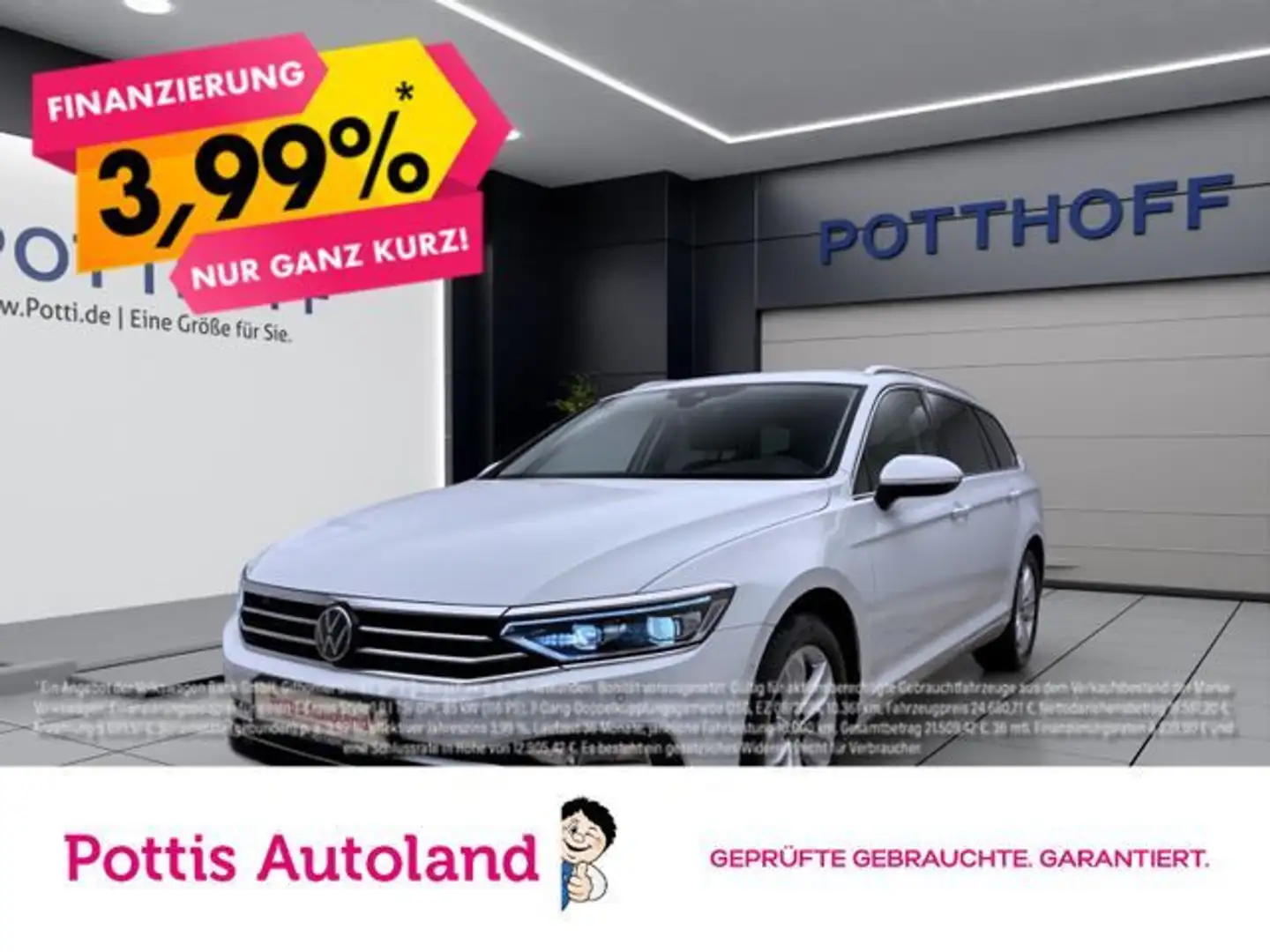 Volkswagen Passat Variant 2.0 TDI DSG ELEGANCE NAVI IQ.LIGH Weiß - 1