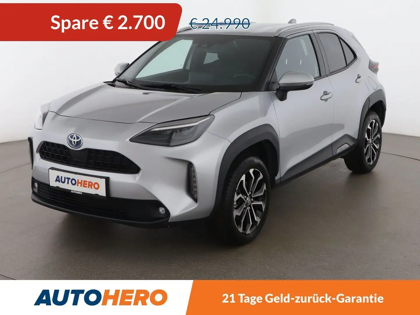 Toyota Yaris Cross 1.5 Hybrid 2WD Active Drive Aut. *LED*ACC*SPUR*CAM Grau - 1