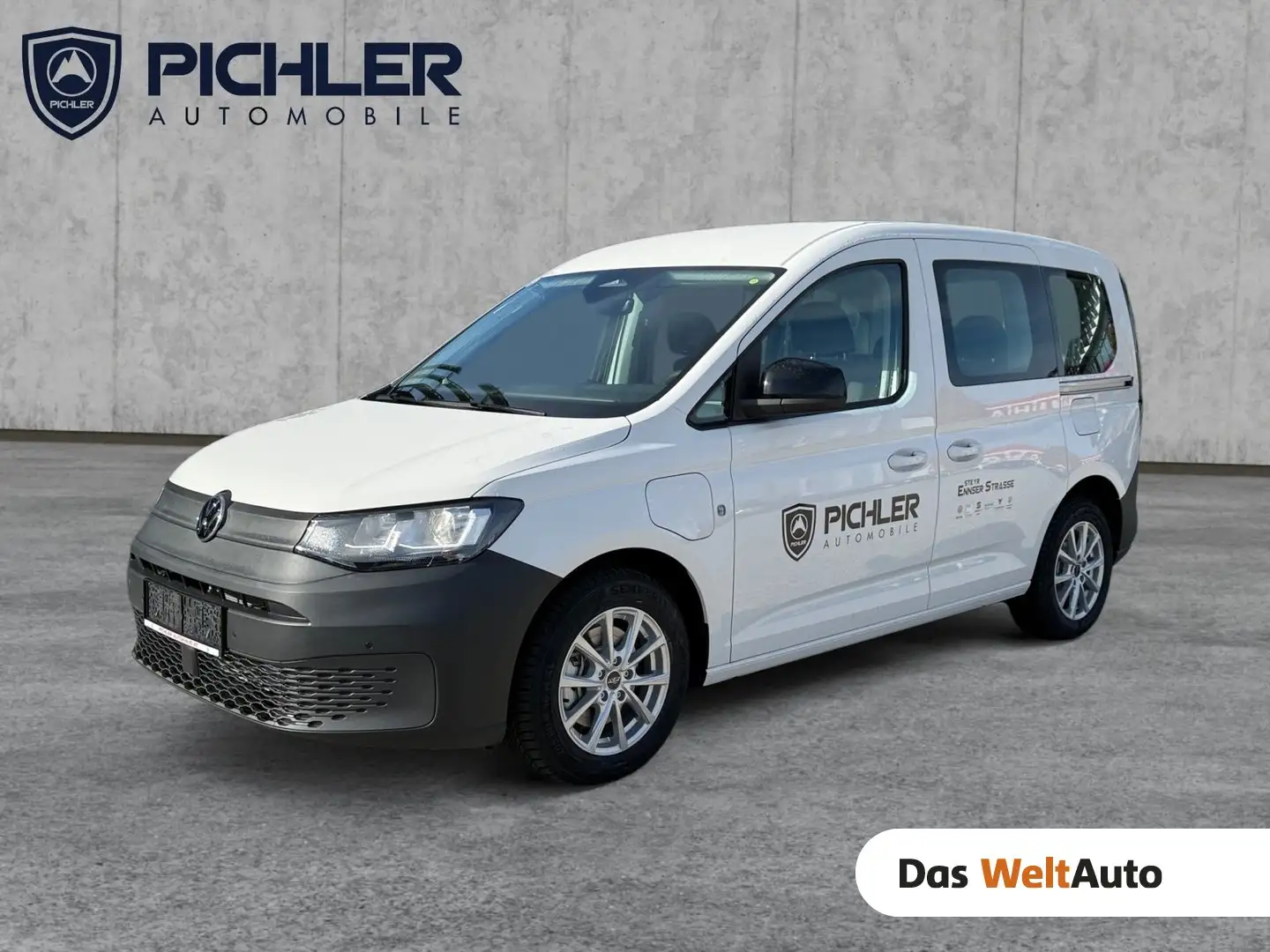 Volkswagen Caddy eHybrid 110 kW Weiß - 1