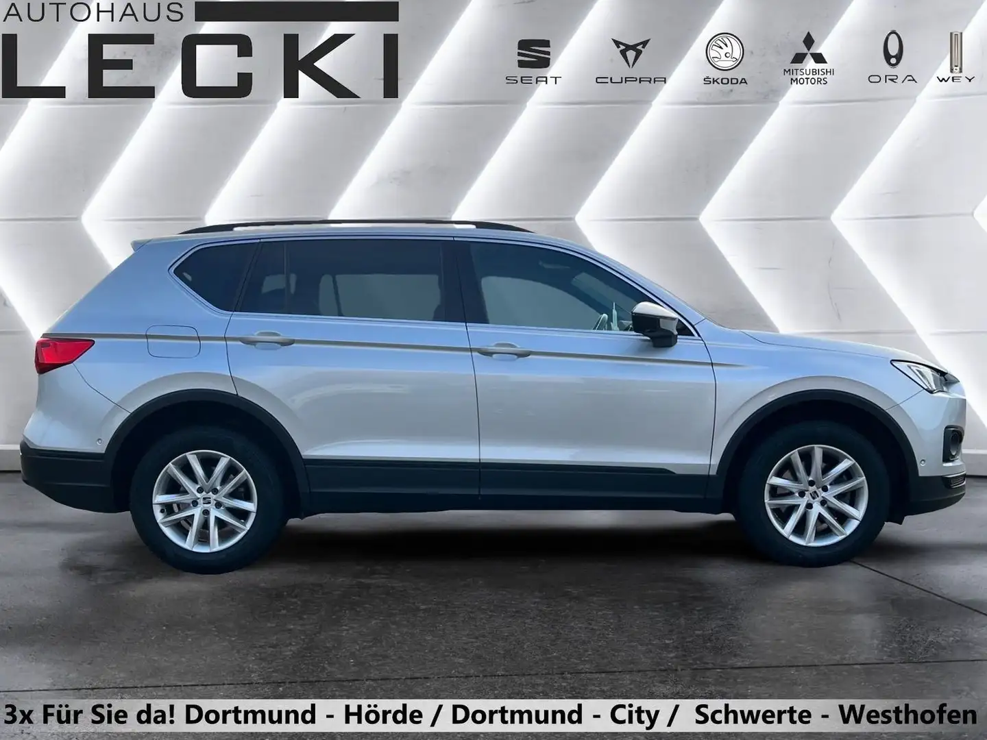 SEAT Tarraco Style 1.5TSI *DSG*PANO*AHK*KAMERA*7SITZE*NAVI*ACC* Silber - 2
