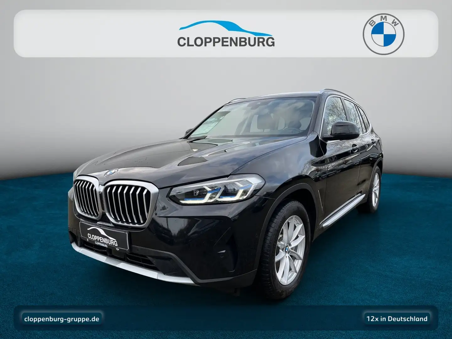 BMW X3 xDrive30d ZA Navi+Laser+ACC+SHZ+KeyGO+HiFi+BT Schwarz - 1