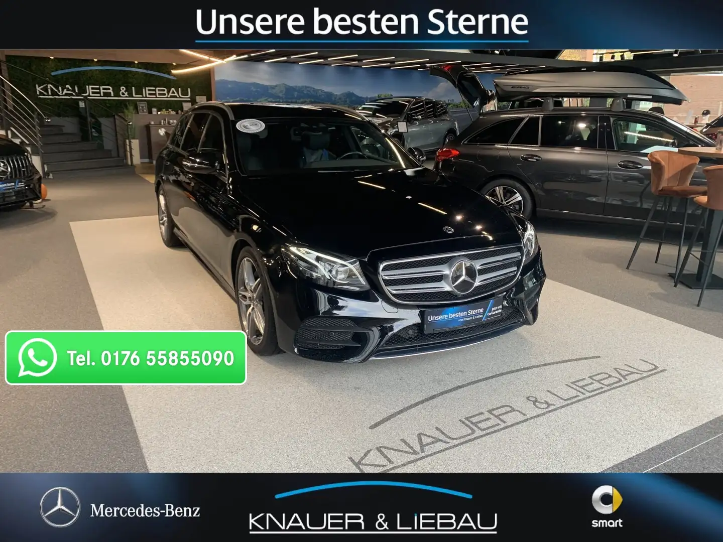 Mercedes-Benz E 220 E 220 d T-Modell AMG Line*AHK*Distronic*Camera* Schwarz - 1