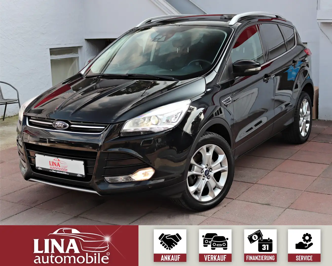 Ford Kuga 2.0 TDCi 4x4 Kamera*Navi*BiXeno*AHK*163 Ps* Schwarz - 1