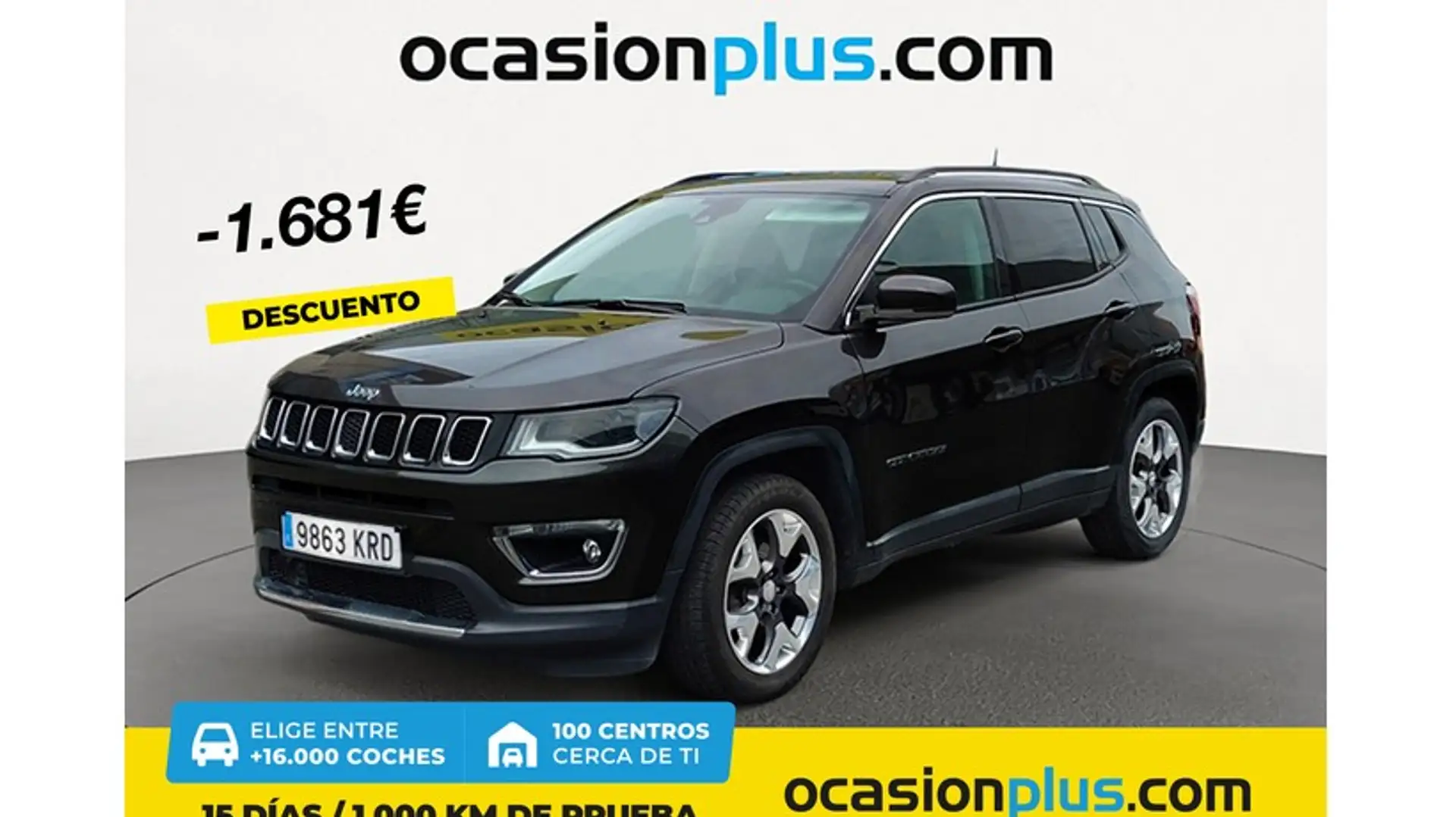 Jeep Compass 1.4 Multiair Limited 4x2 103kW Noir - 1