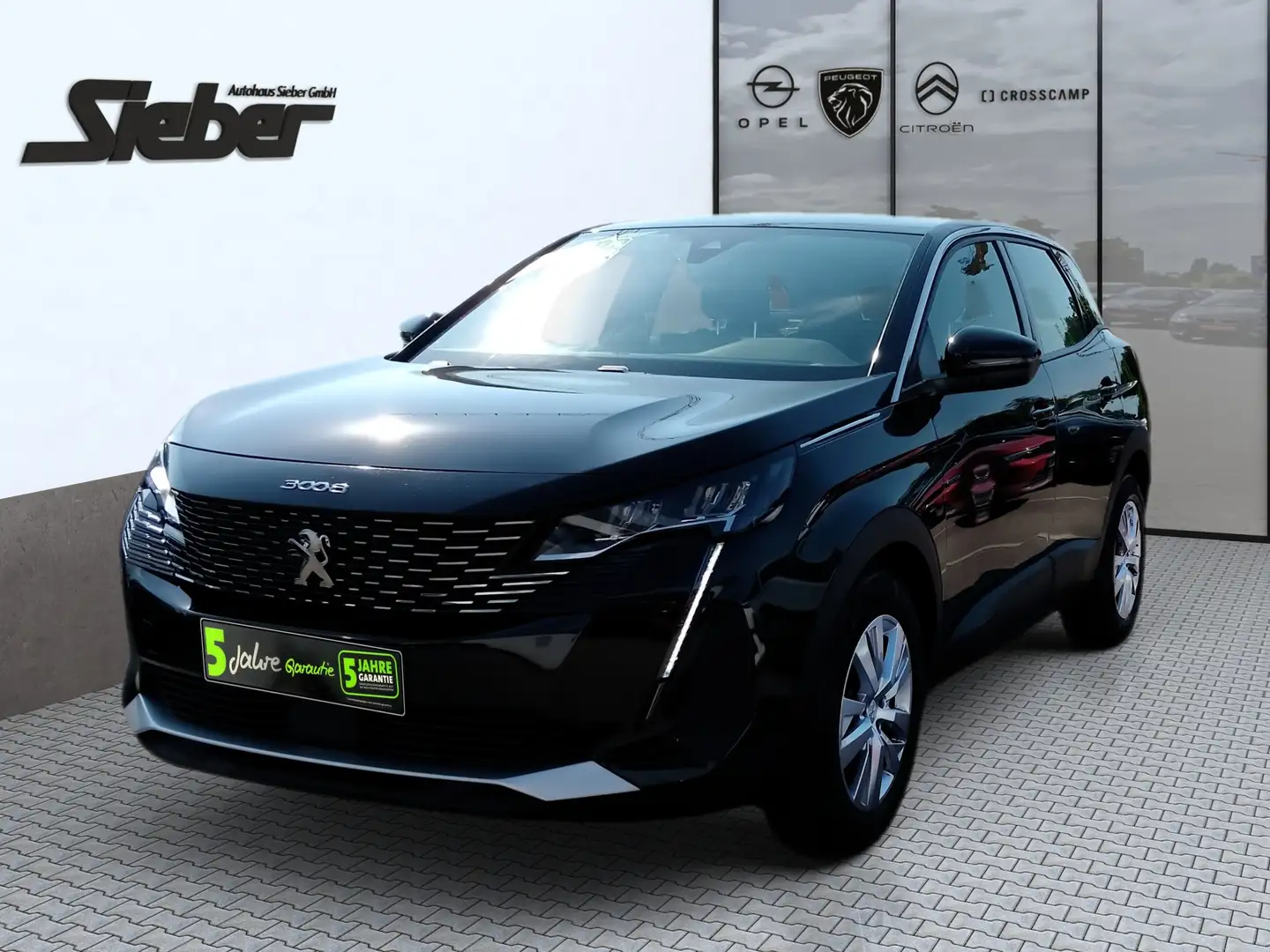 Peugeot 3008 1.5 BlueHDi 130 Active Pack Sitzhzg Kamera Noir - 1