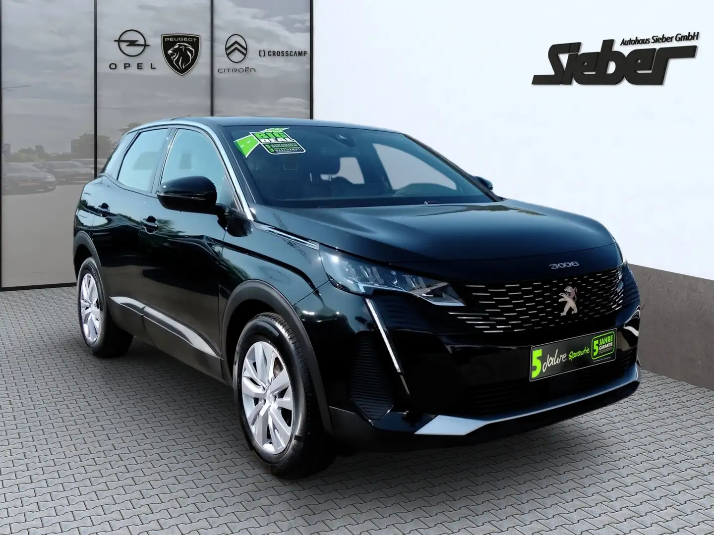 Peugeot 3008 1.5 BlueHDi 130 Active Pack Sitzhzg Kamera Noir - 2