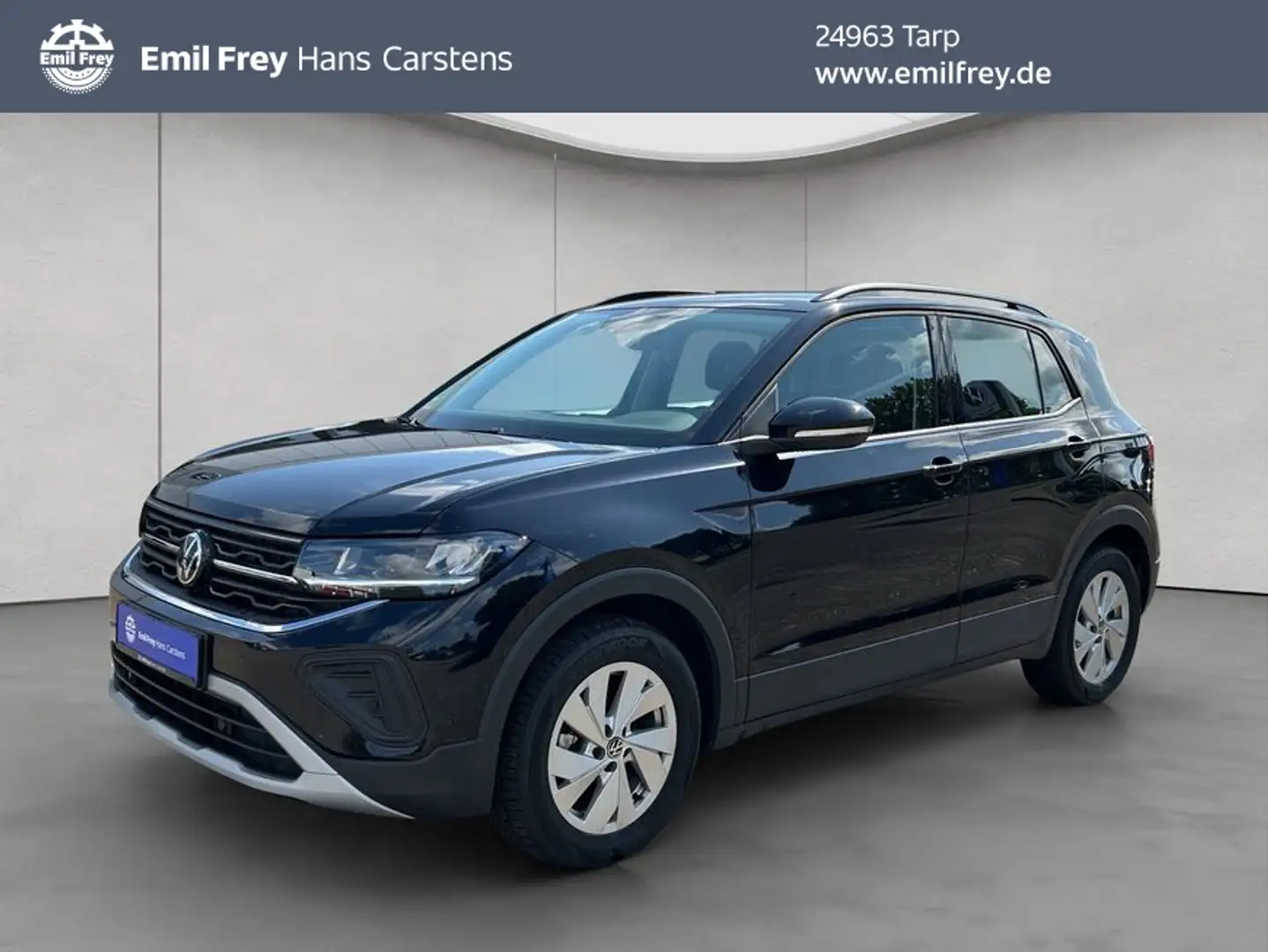 Volkswagen T-Cross 1.0 TSI OPF DSG Life ACC AHK GJR LED NAVI Schwarz - 1