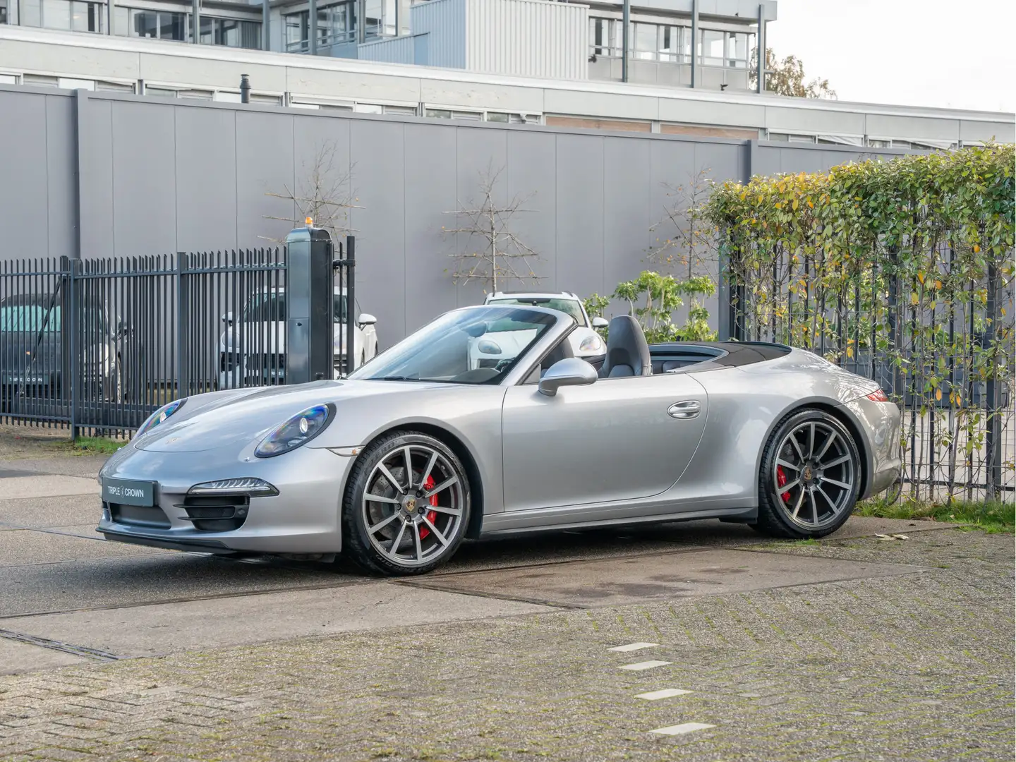 Porsche 991 Cabrio 3.8 Carrera 4S | Sport-uitlaat | Sport-Chro Grijs - 2