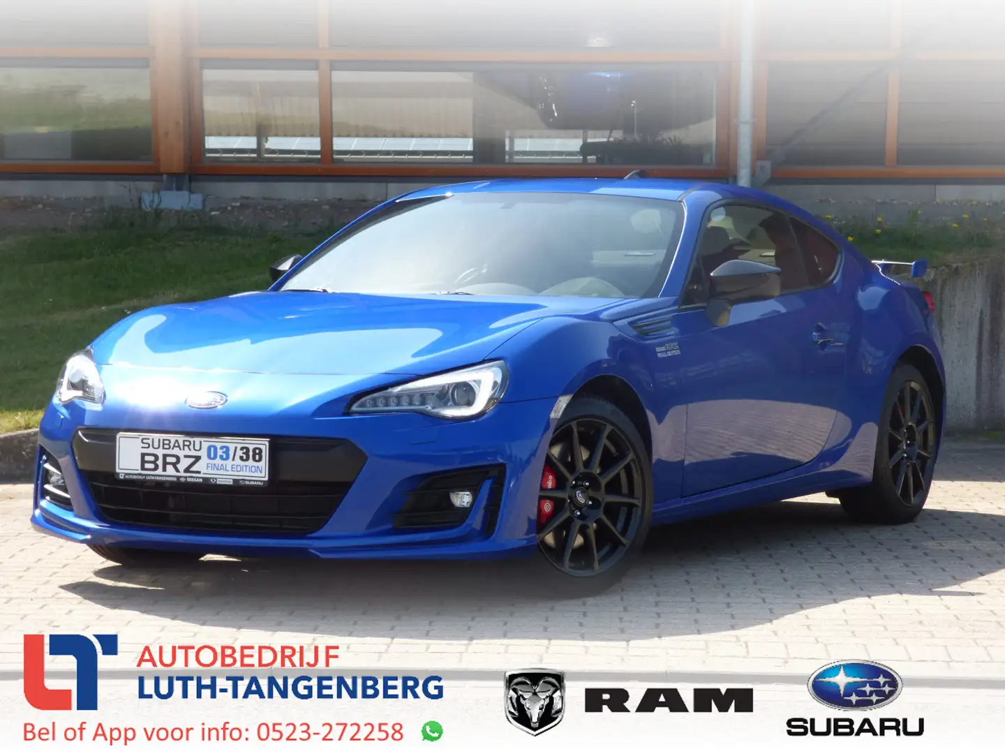 Subaru BRZ 2.0 Final Edition Nr. #3/38 incl. Certificate of A Azul - 1