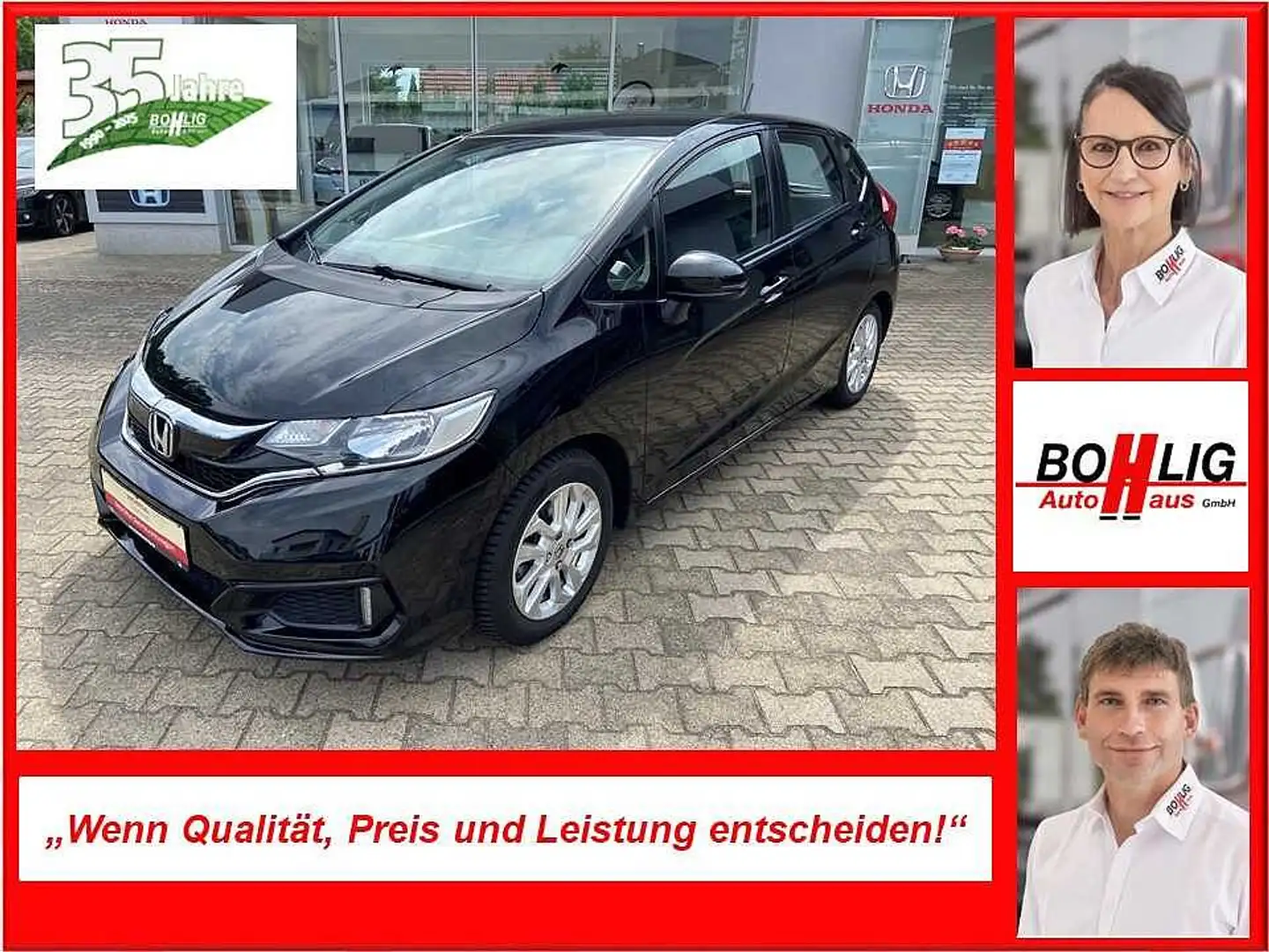 Honda Jazz 1.3 Comfort inkl. Allwetterreifen Schwarz - 1