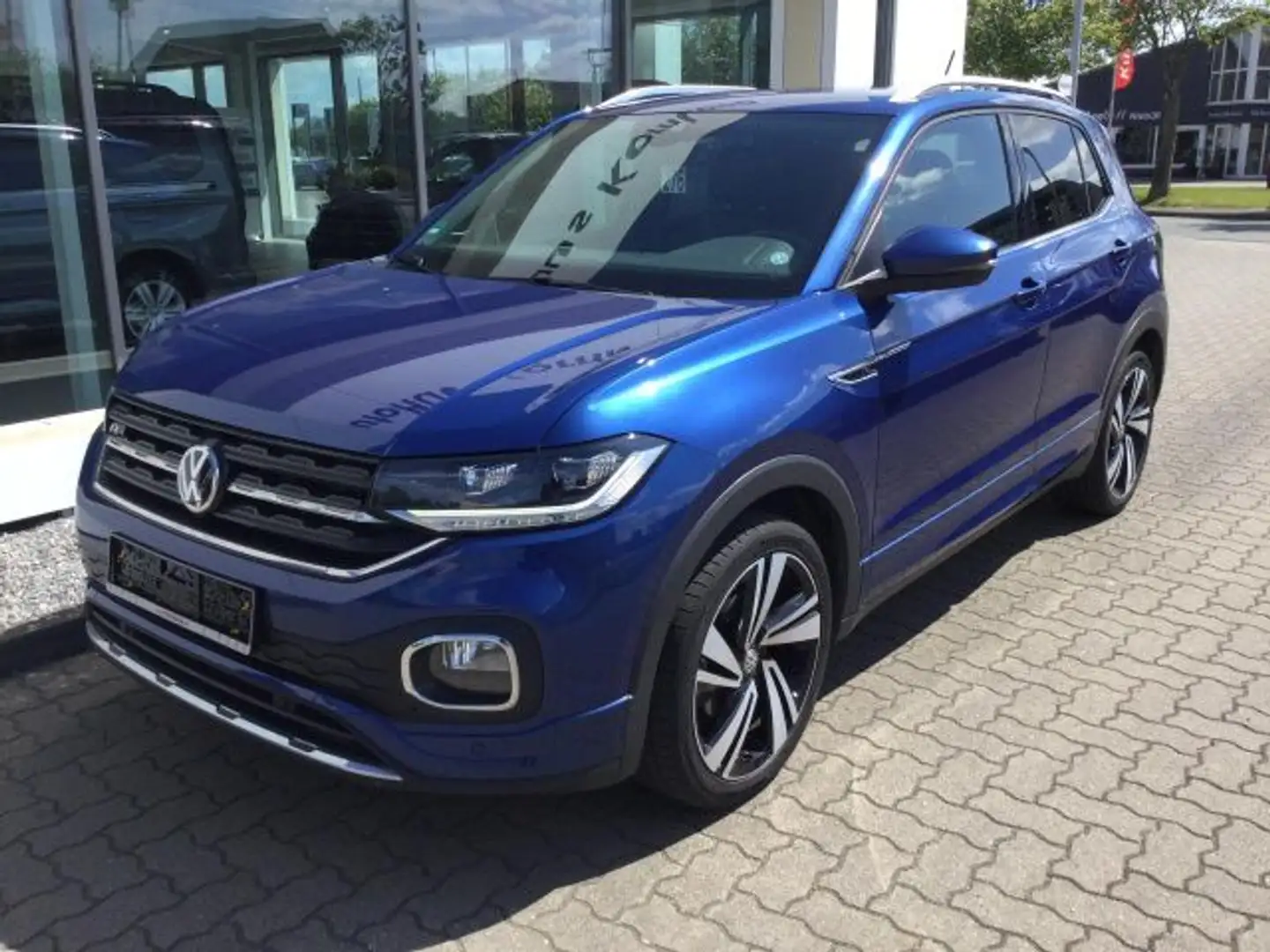 Volkswagen T-Cross 1.0 TSI R-Line DSG KAM Navi Bluetooth LED Blauw - 2